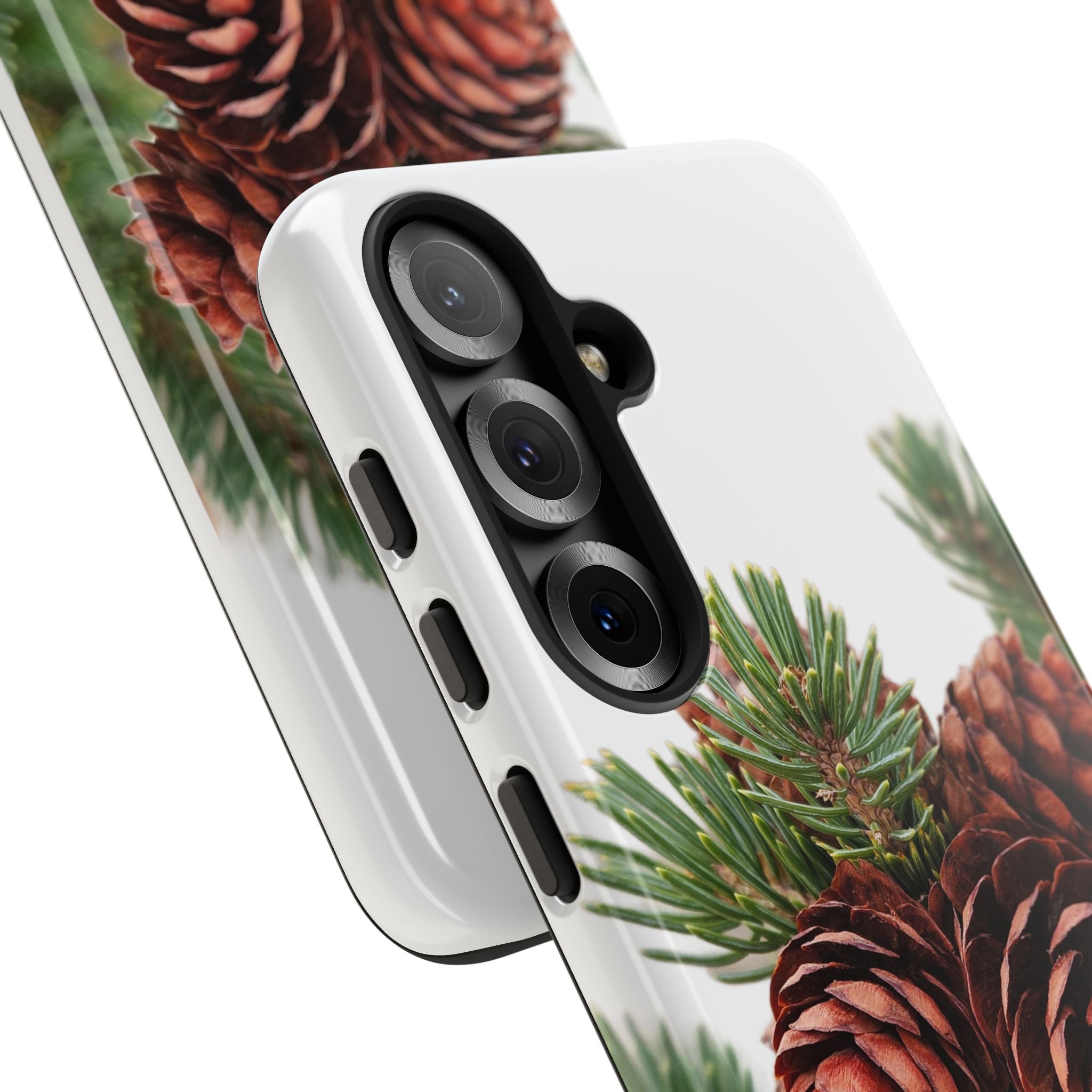 Pinecone Tough Phone Case — Protective Botanical Phone Cover