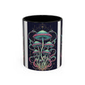 Mystical Mushroom Coffee Mug — Psychedelic Nature Art Accent Mug