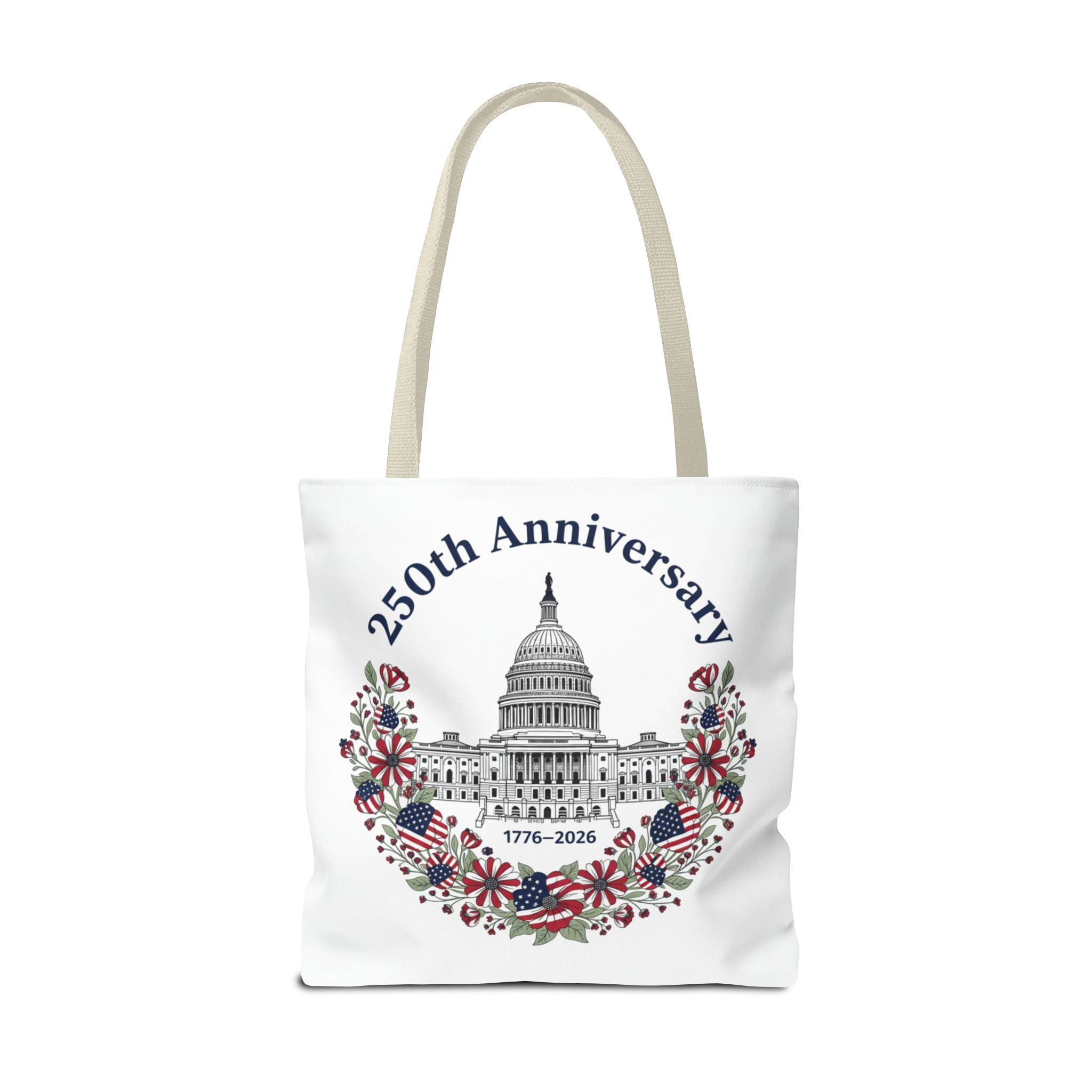 250th Anniversary Capitol Tote Bag — Patriotic USA Commemorative Tote (1776–2026)