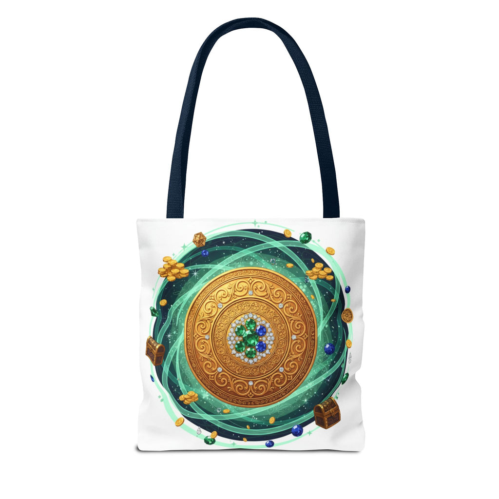 Tote Bag — Celtic Gold Shield Mandala Print Tote
