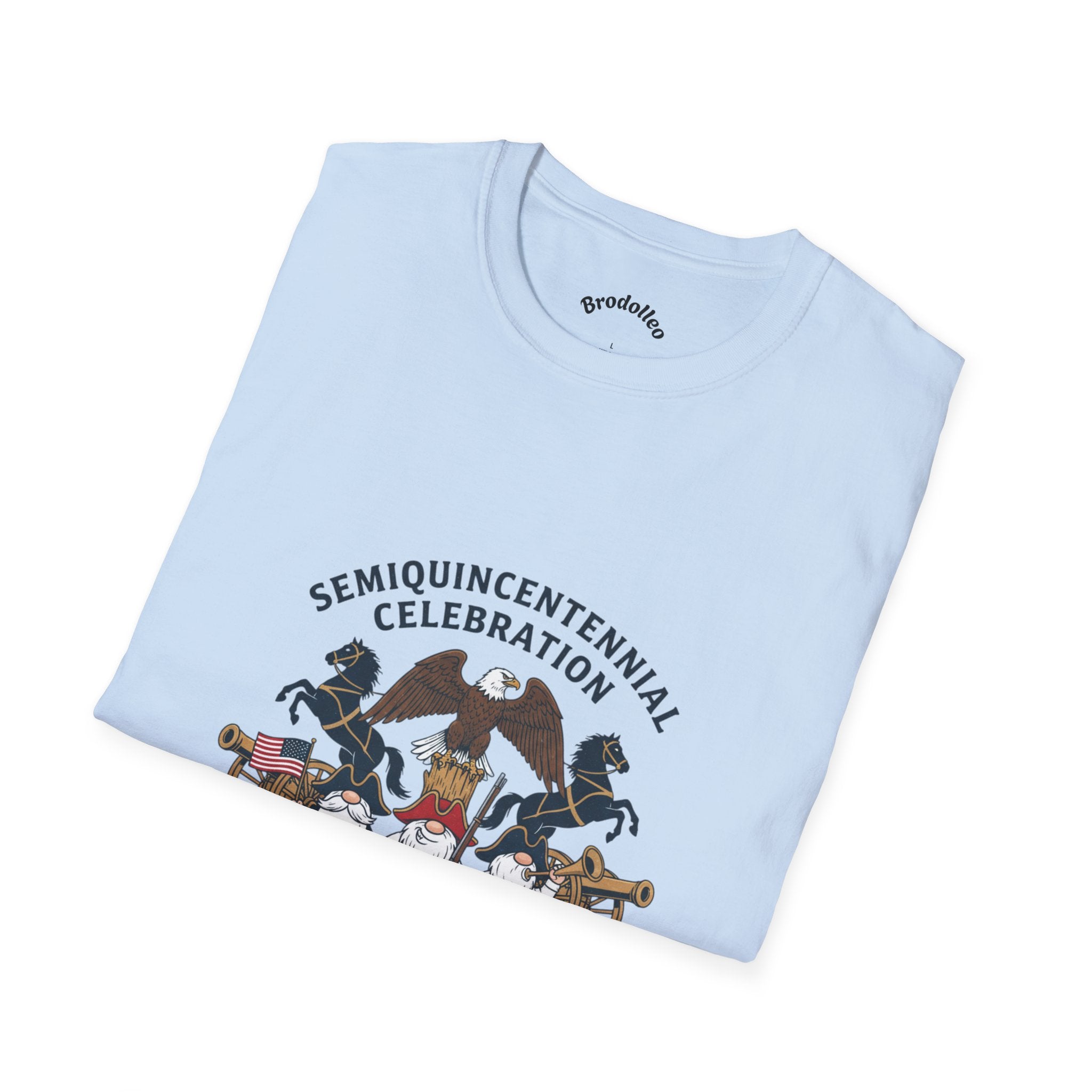 Semiquincentennial 250th Anniversary T-Shirt — American Flag & Fireworks Design