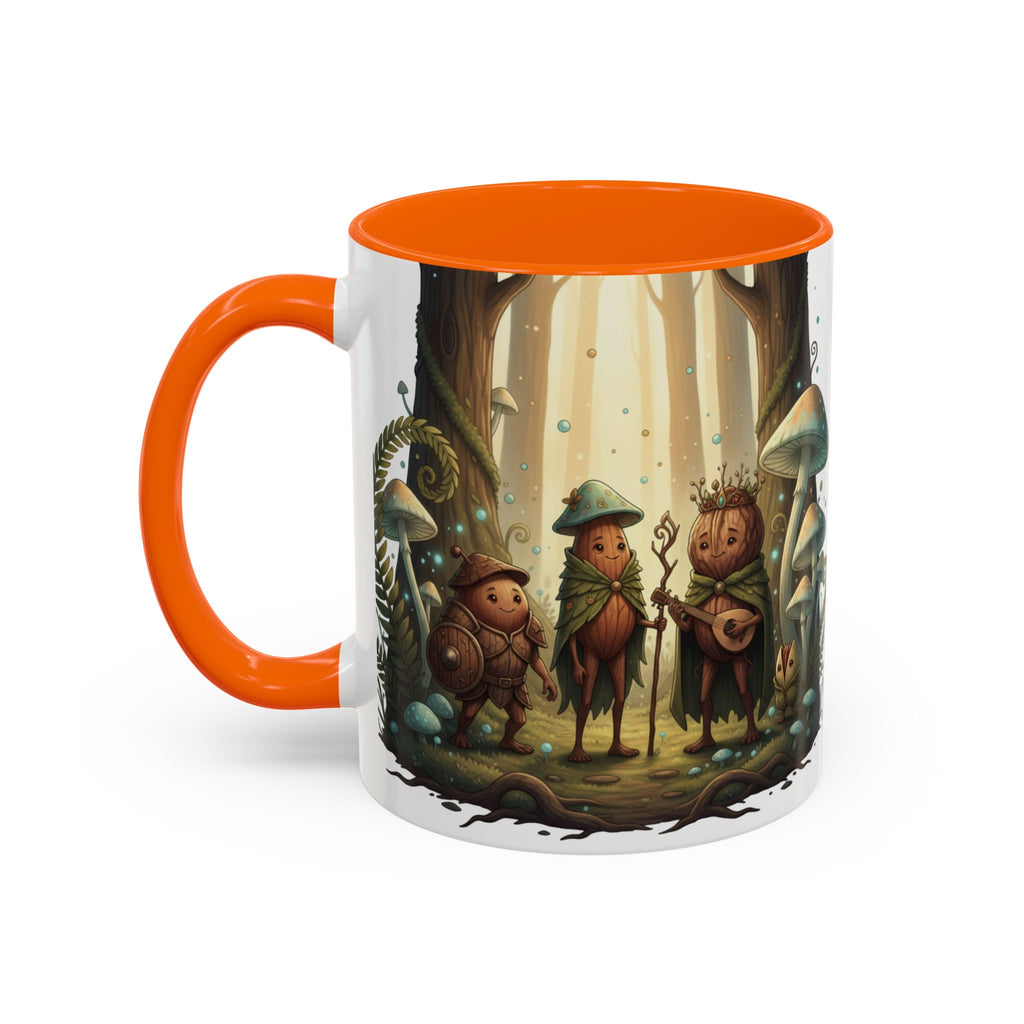 Whimsical Forest Mushroom Mug — Cute Woodland Gnome Coffee Cup