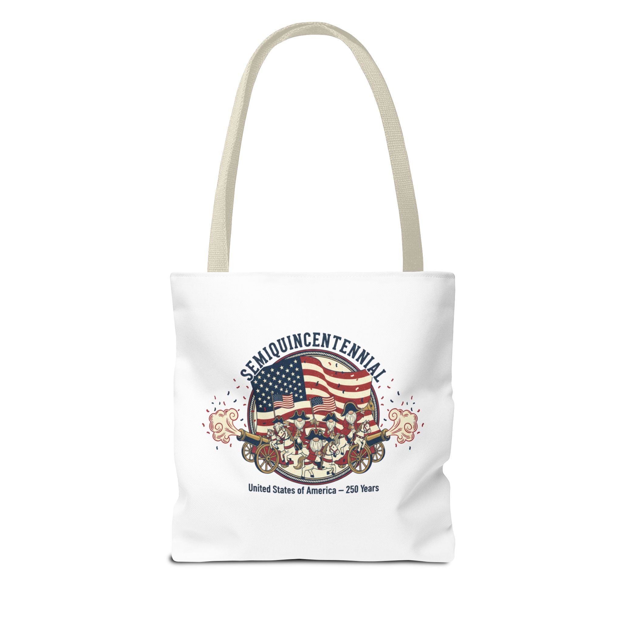 Semiquincentennial Tote Bag — USA 250 Years Flag & Celebration Design