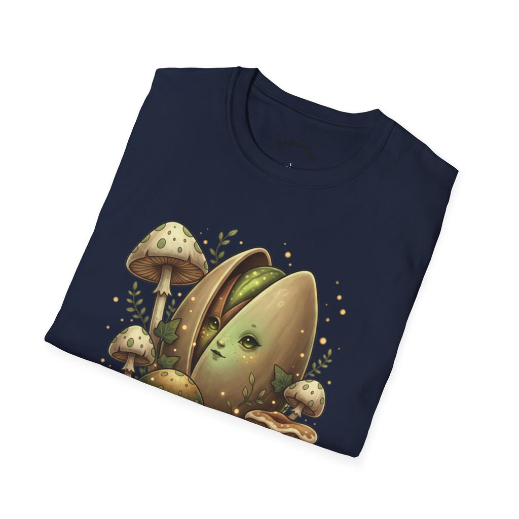 Mushroom Hatchling Tee — Cute Fantasy Fungi Graphic T-Shirt