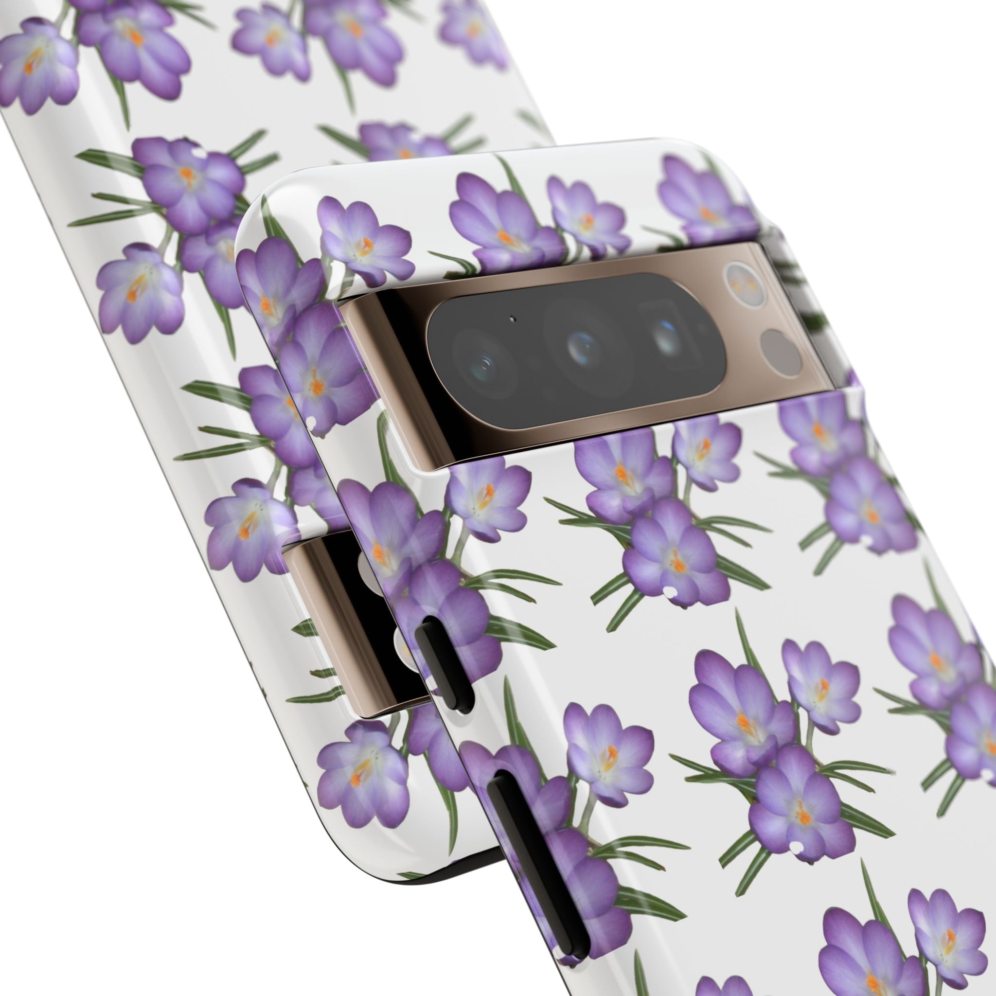 Tough Case — Purple Floral Phone Case
