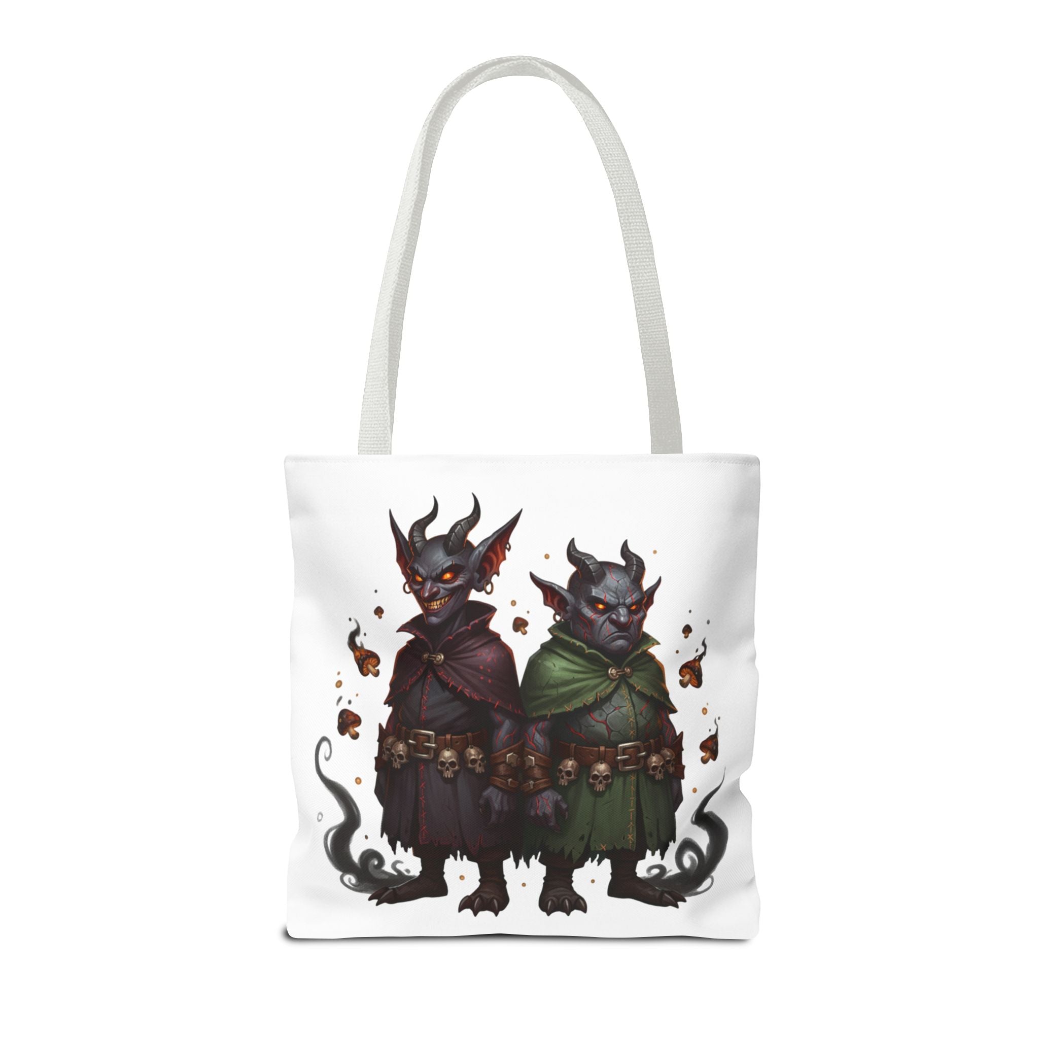 Tote Bag — Cute Dark Demon Duo Illustration Tote
