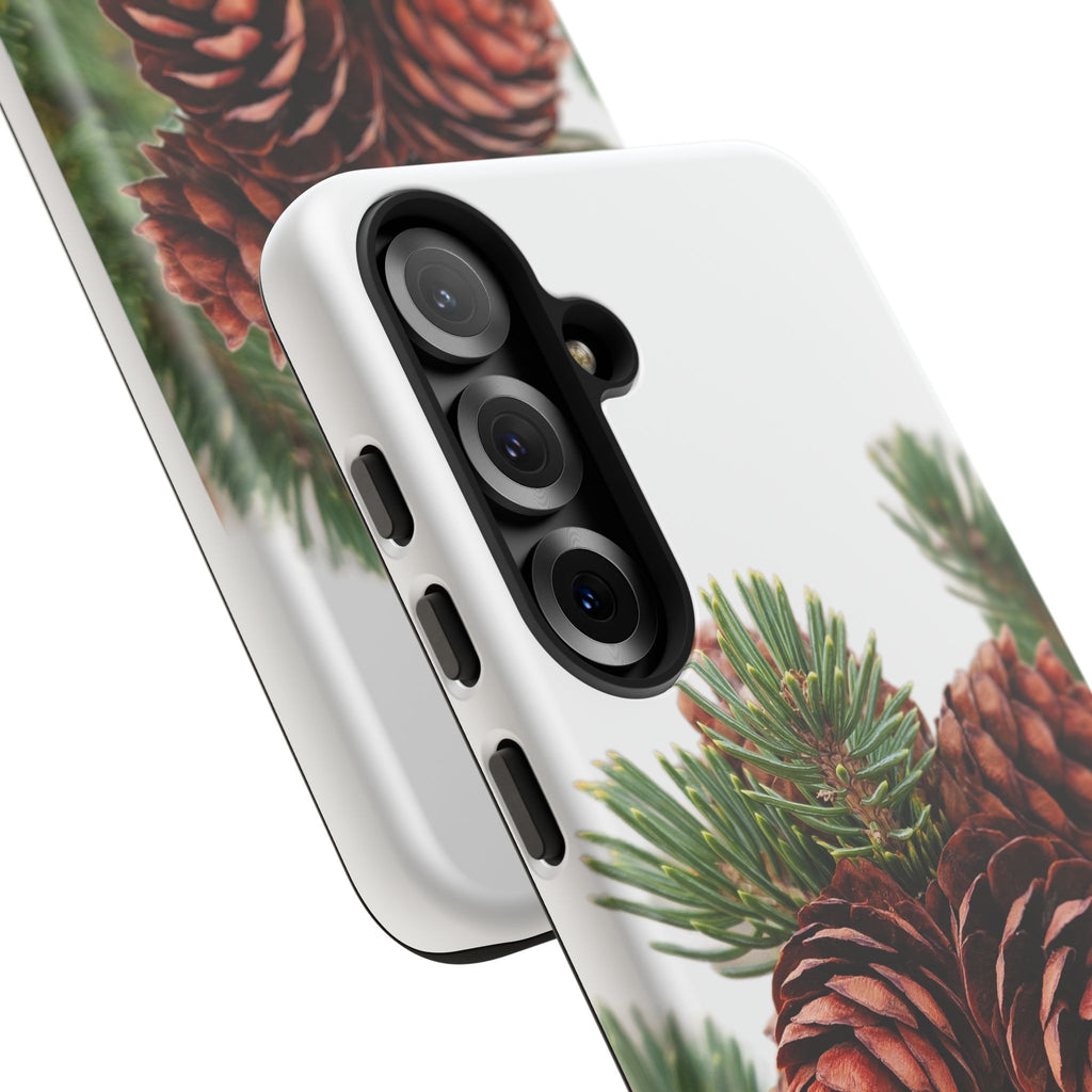 Pinecone Tough Phone Case — Protective Botanical Phone Cover