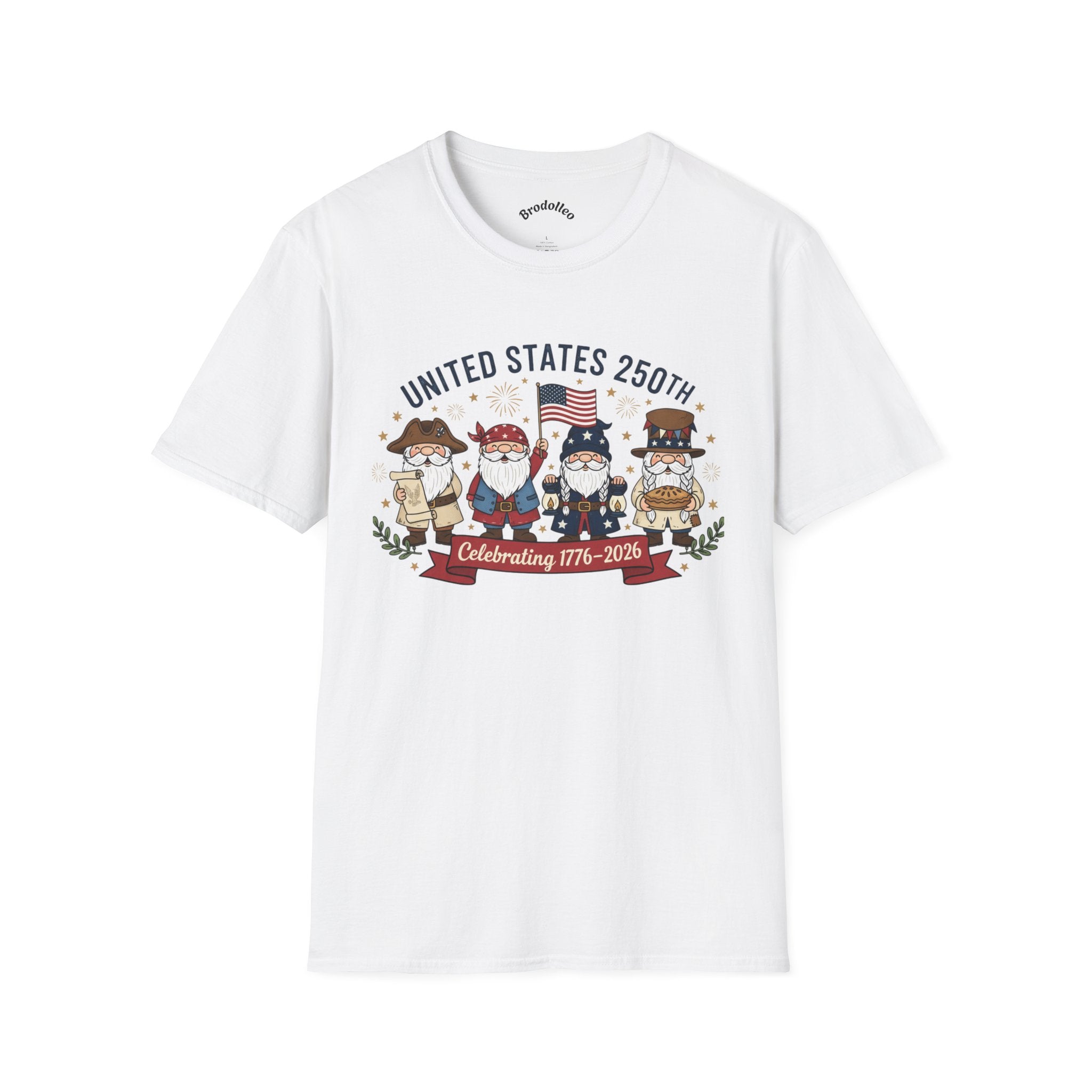 United States 250th Anniversary Patriotic Gnome T-Shirt – Celebrating 1776–2026