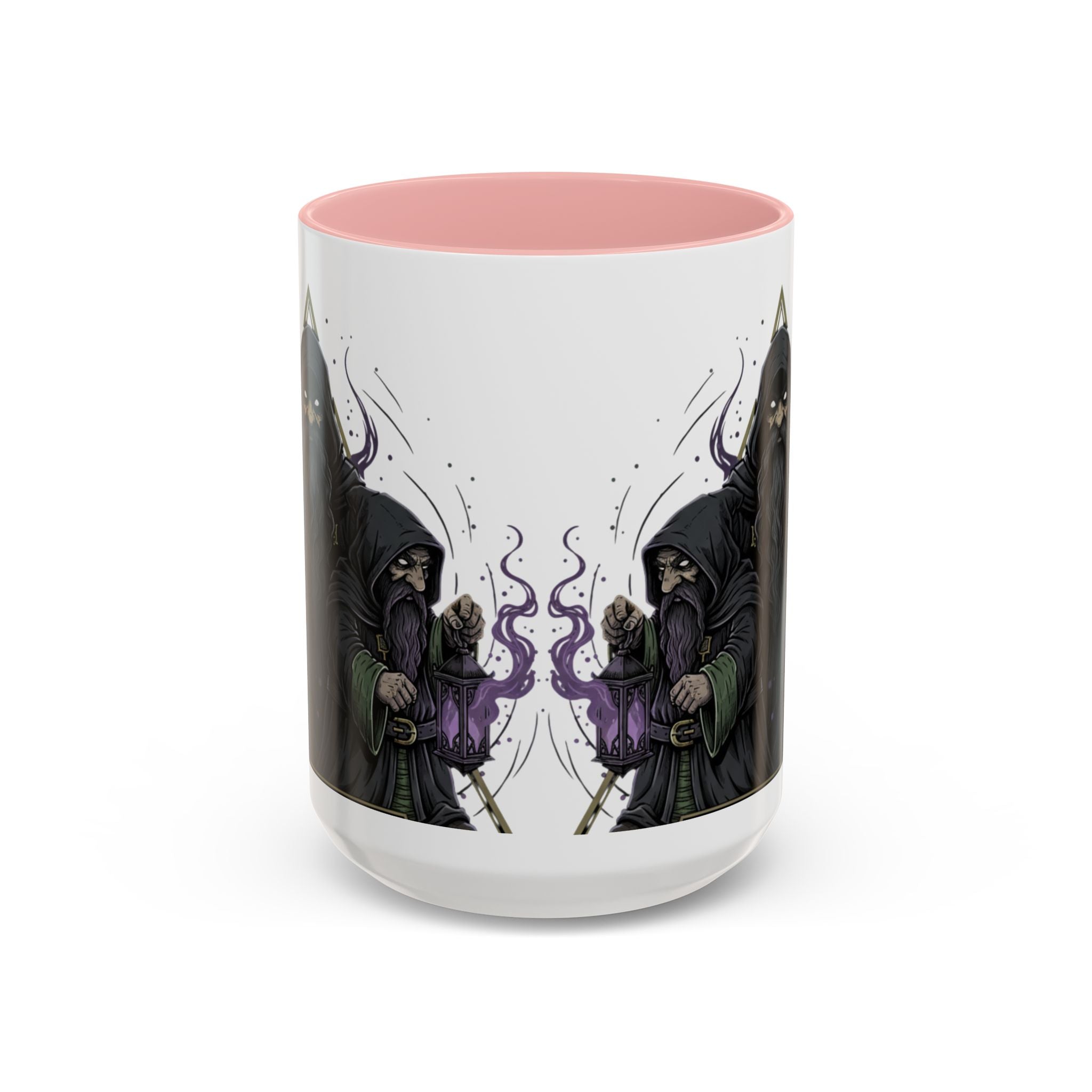 Grim Sorcerer Accent Coffee Mug – Witchy Wizard Magic 11/15oz