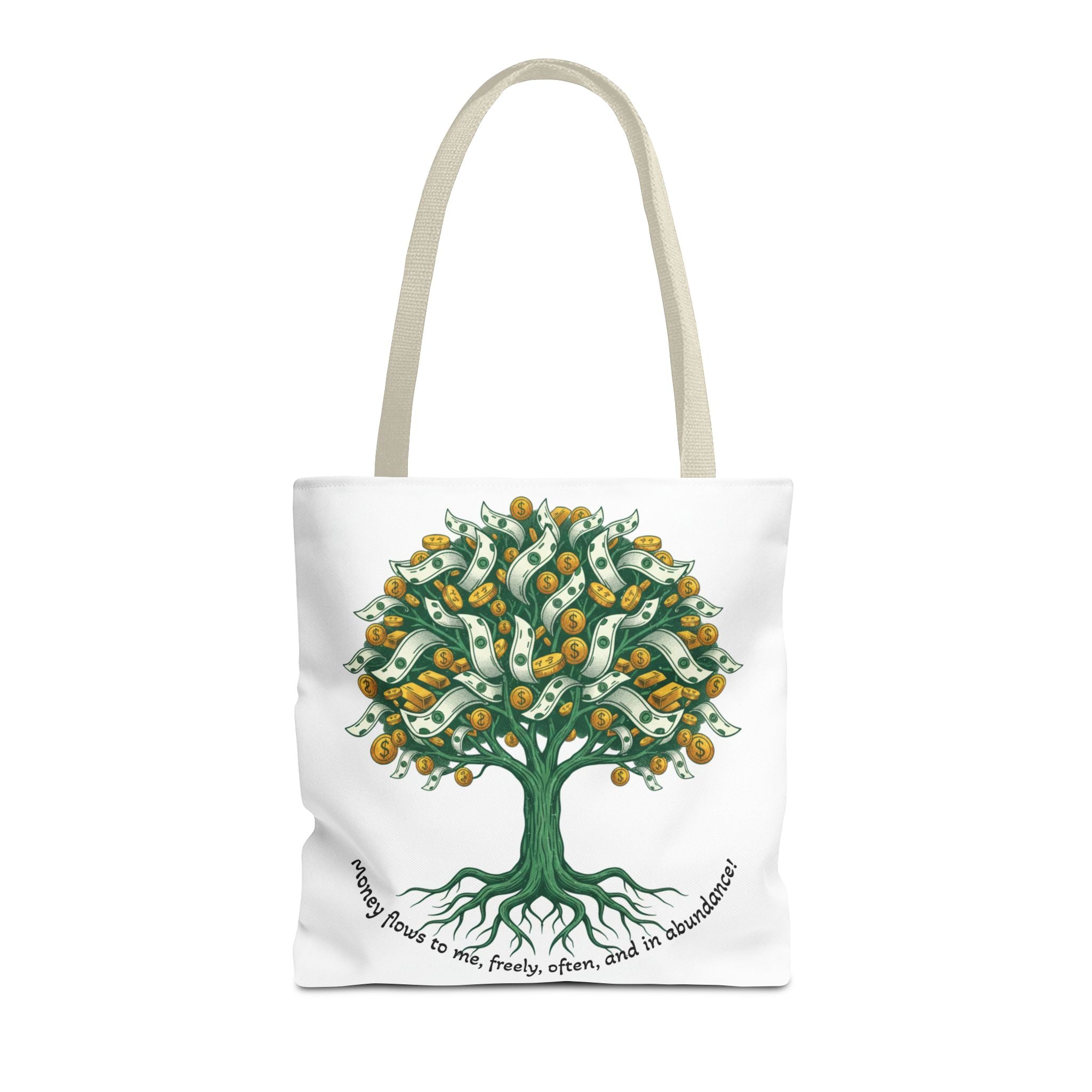 Money Tree Tote Bag — Illustrated Cash Tree Eco Shopper