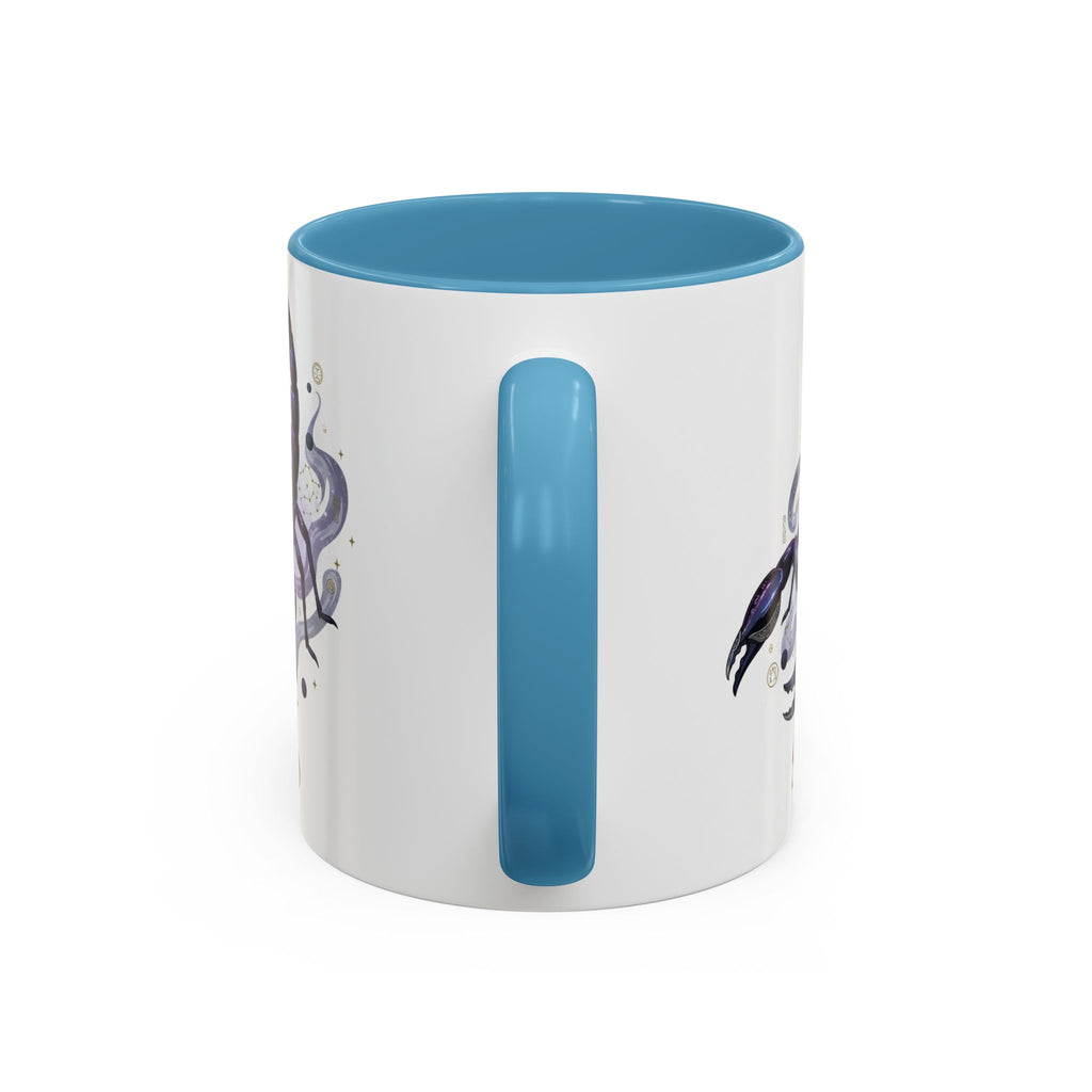 Scorpio Zodiac Coffee Mug — Purple Scorpion Accent Mug (11/15oz)