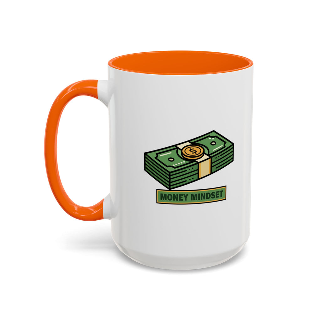 Money Mindset Coffee Mug — Stack of Cash Accent Mug (11/15oz)