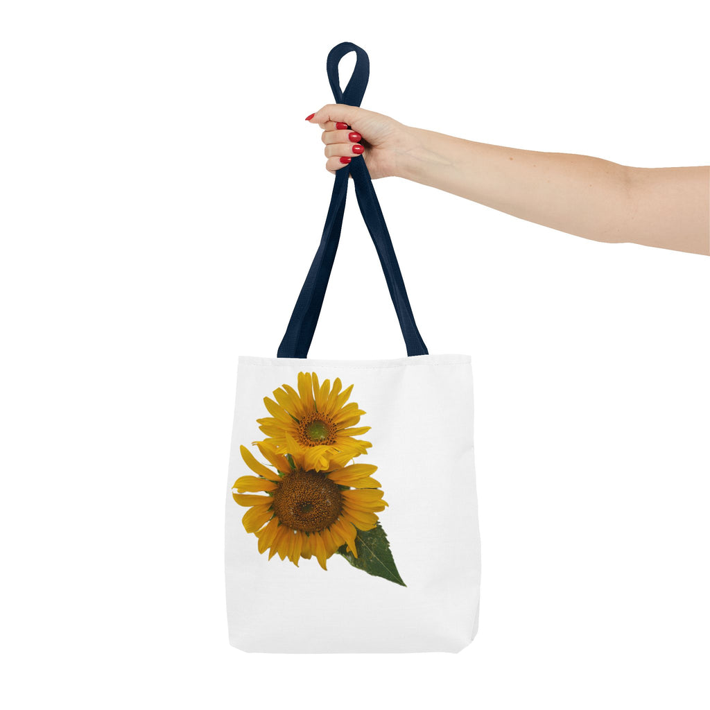 Sunflower Tote Bag — Bright Floral All-Over Print Shopping Tote