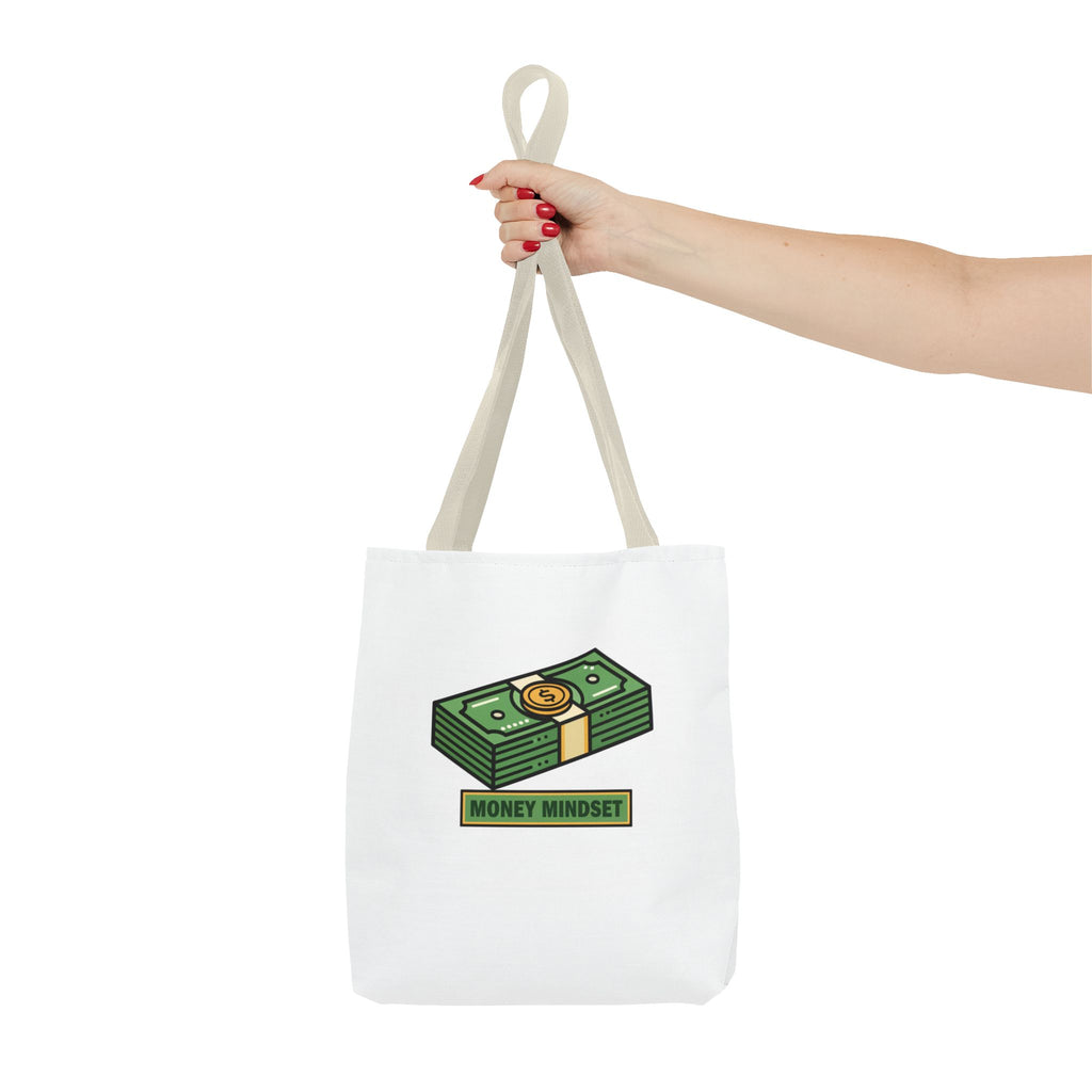 Money Mindset Tote Bag — Cash Stack Graphic Eco Shopper