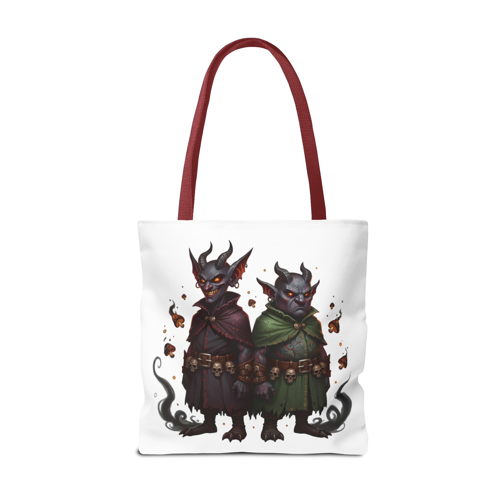 Tote Bag — Cute Dark Demon Duo Illustration Tote