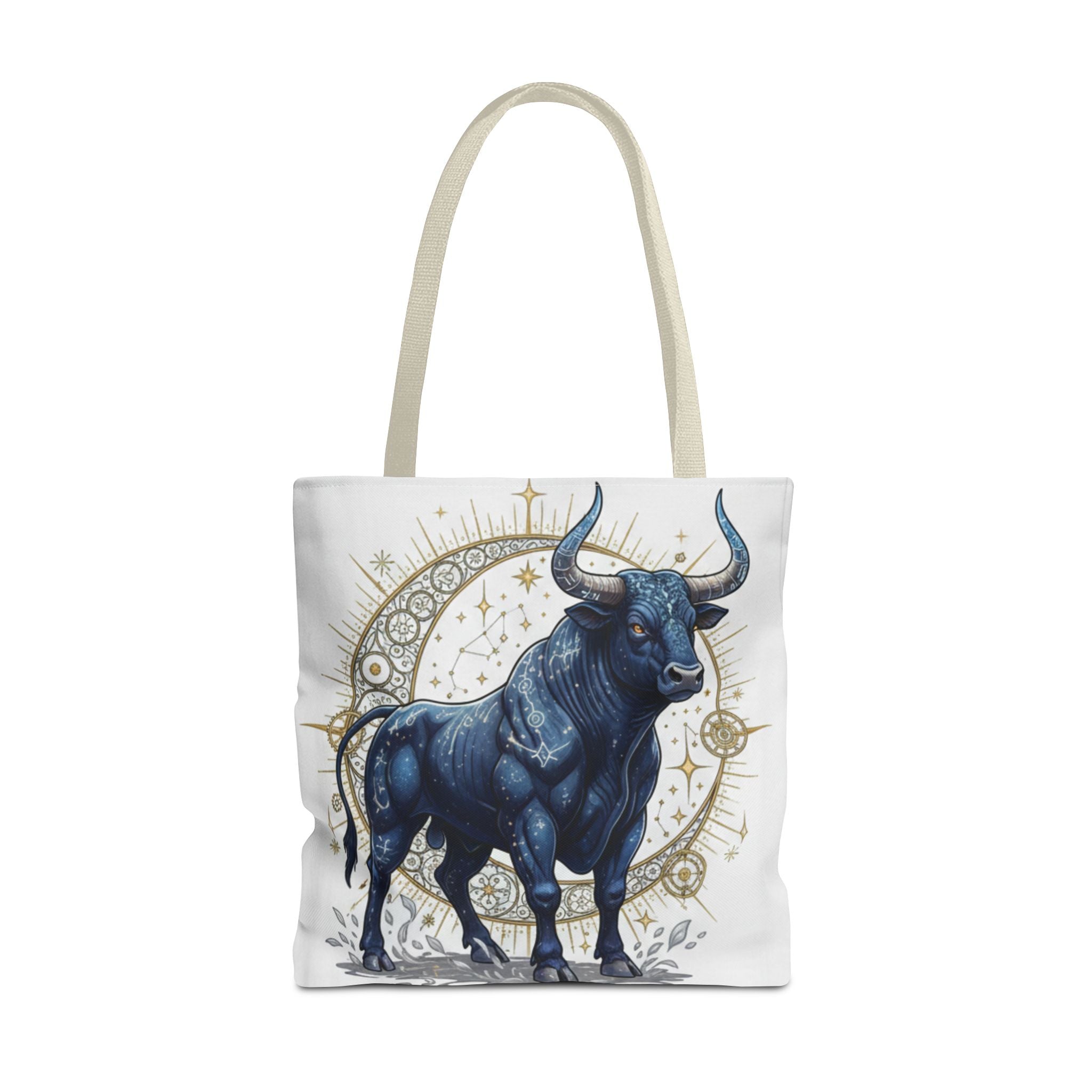 Taurus Zodiac Tote Bag — Blue Bull Astrology Market Tote
