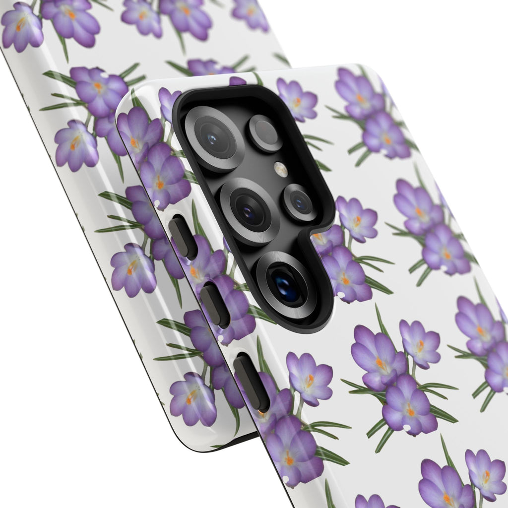 Tough Case — Purple Floral Phone Case