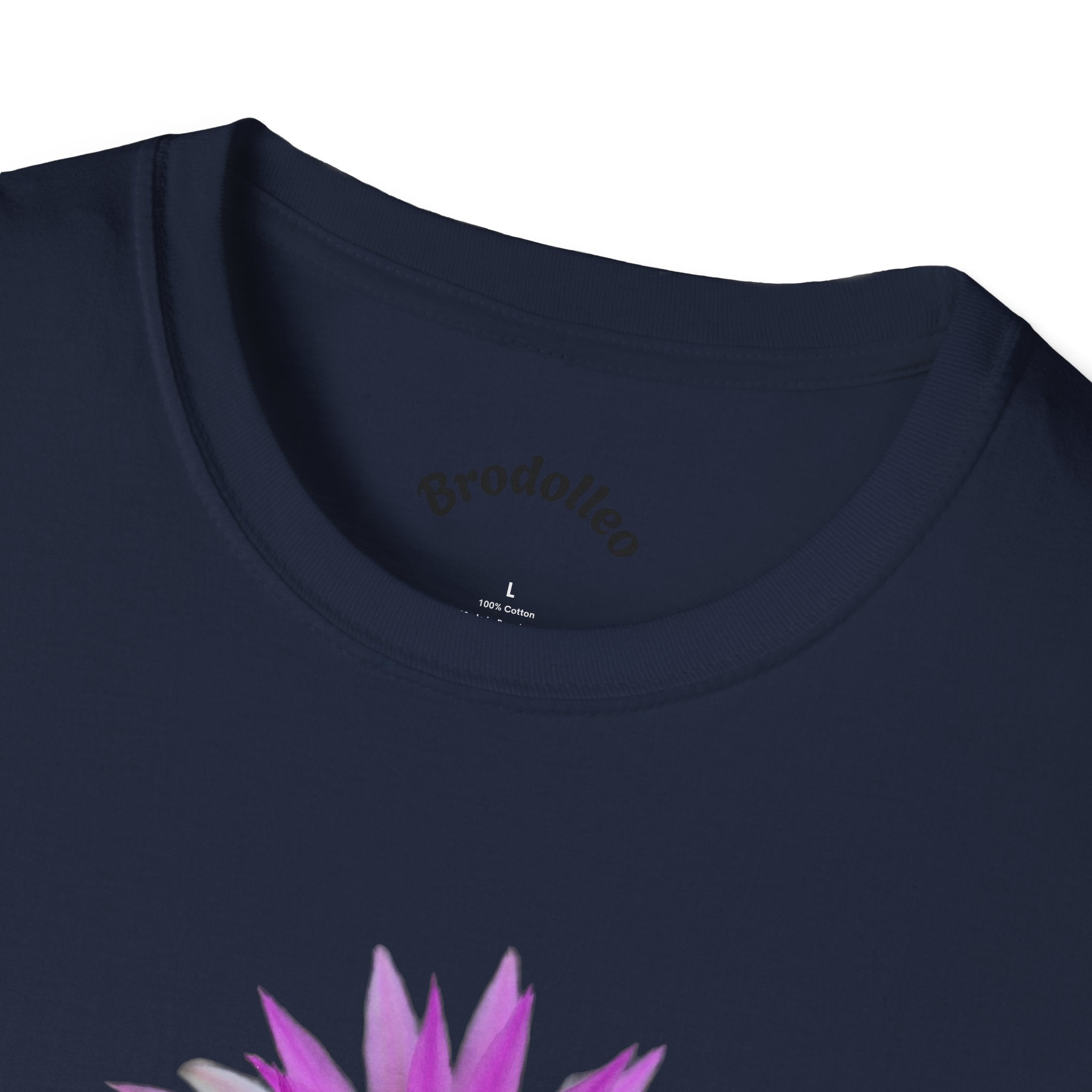 Purple Cactus Flower T-Shirt — Vibrant Desert Bloom Tee