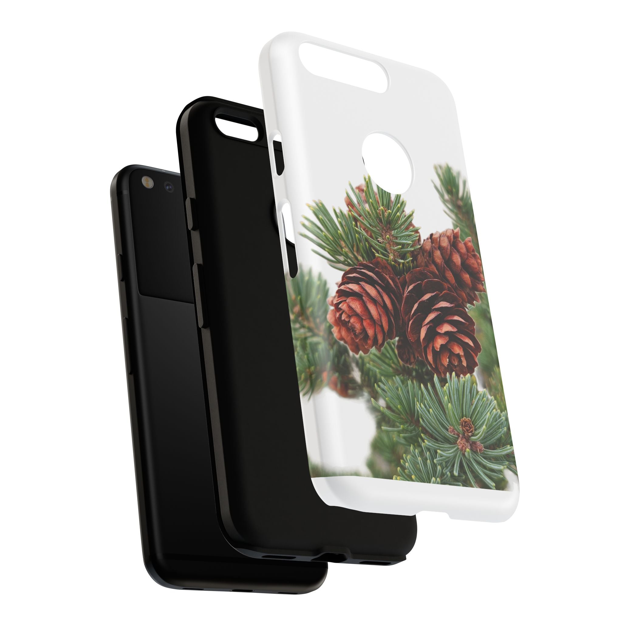 Pinecone Tough Phone Case — Protective Botanical Phone Cover