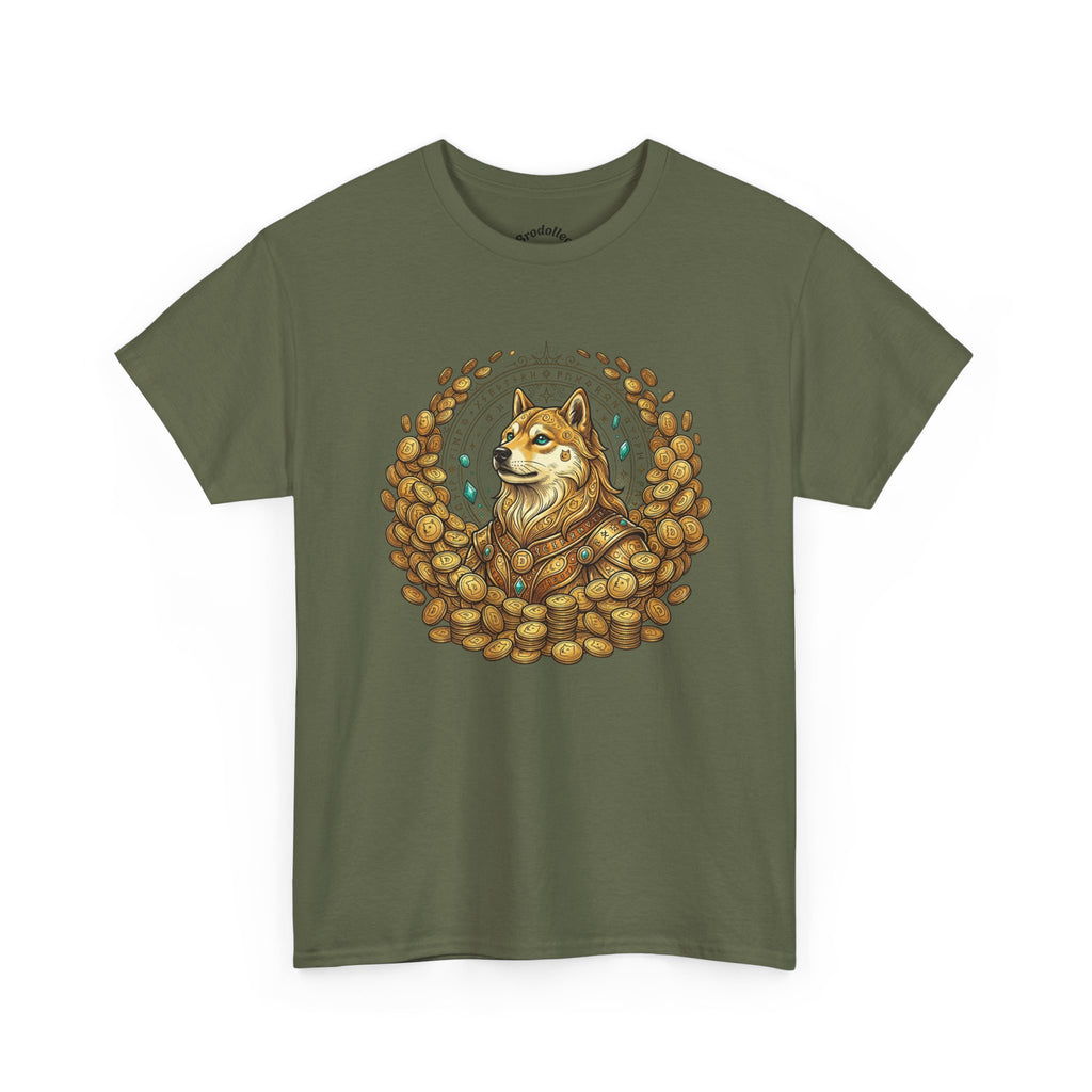 Shiba Inu Coffee Beans T‑Shirt — Cute Dog Cafe Tee