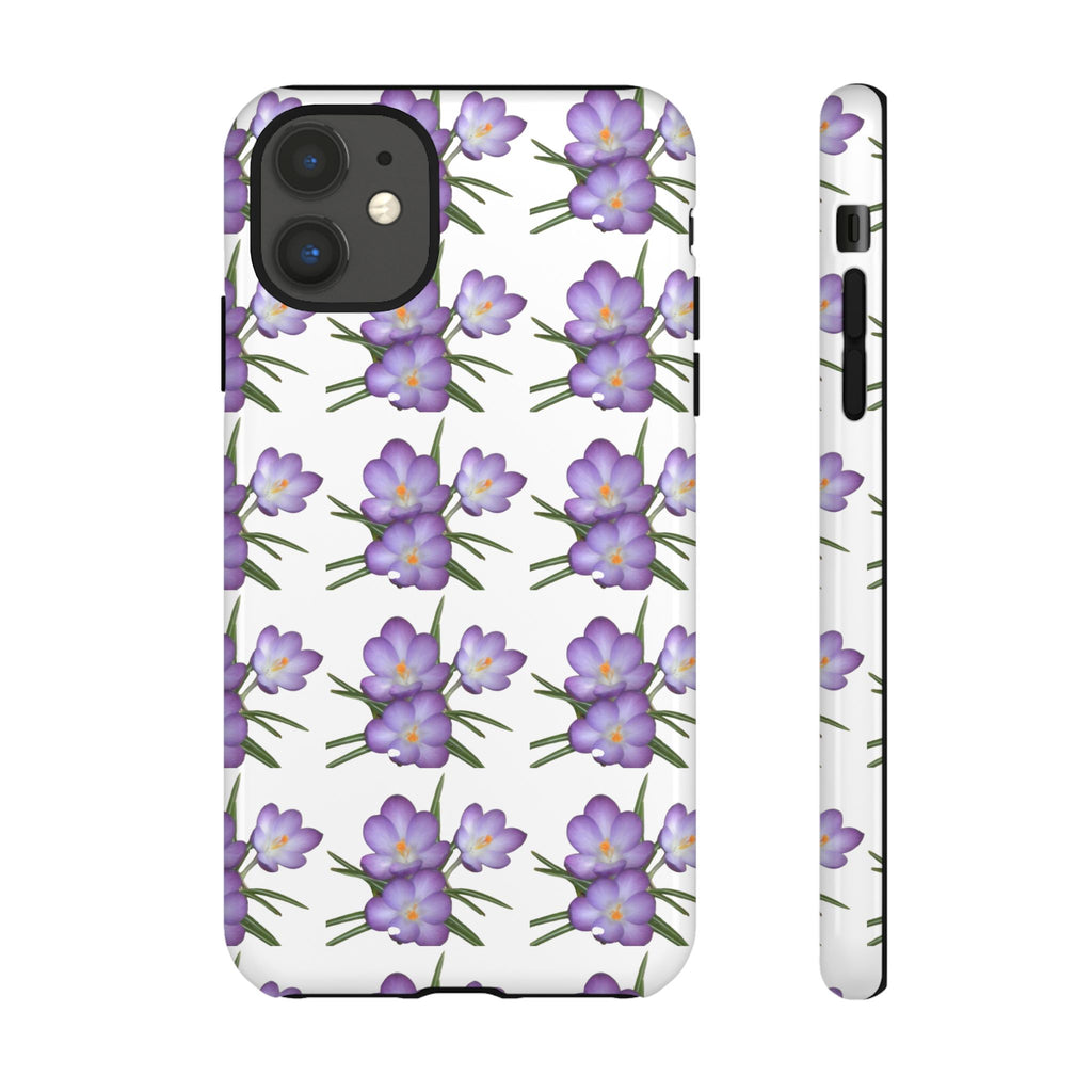 Tough Case — Purple Floral Phone Case