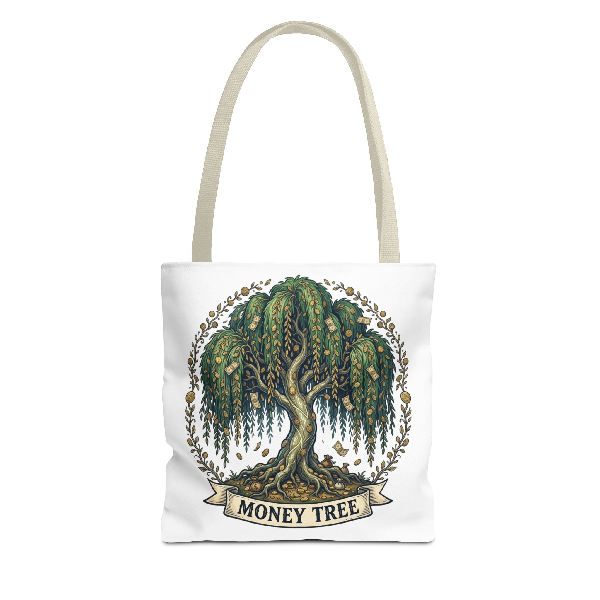 Money Tree Tote Bag — Decorative Prosperity Market Tote