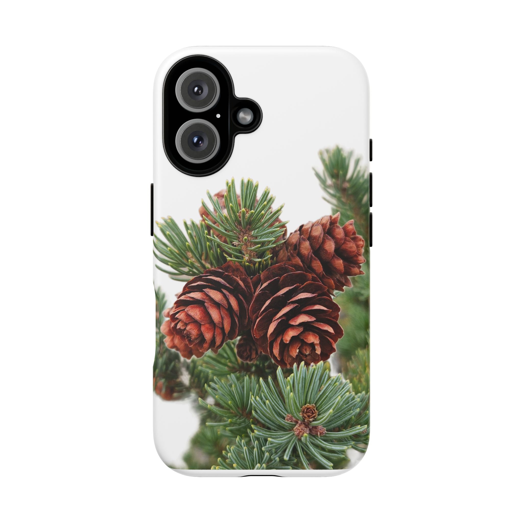 Pinecone Tough Phone Case — Protective Botanical Phone Cover