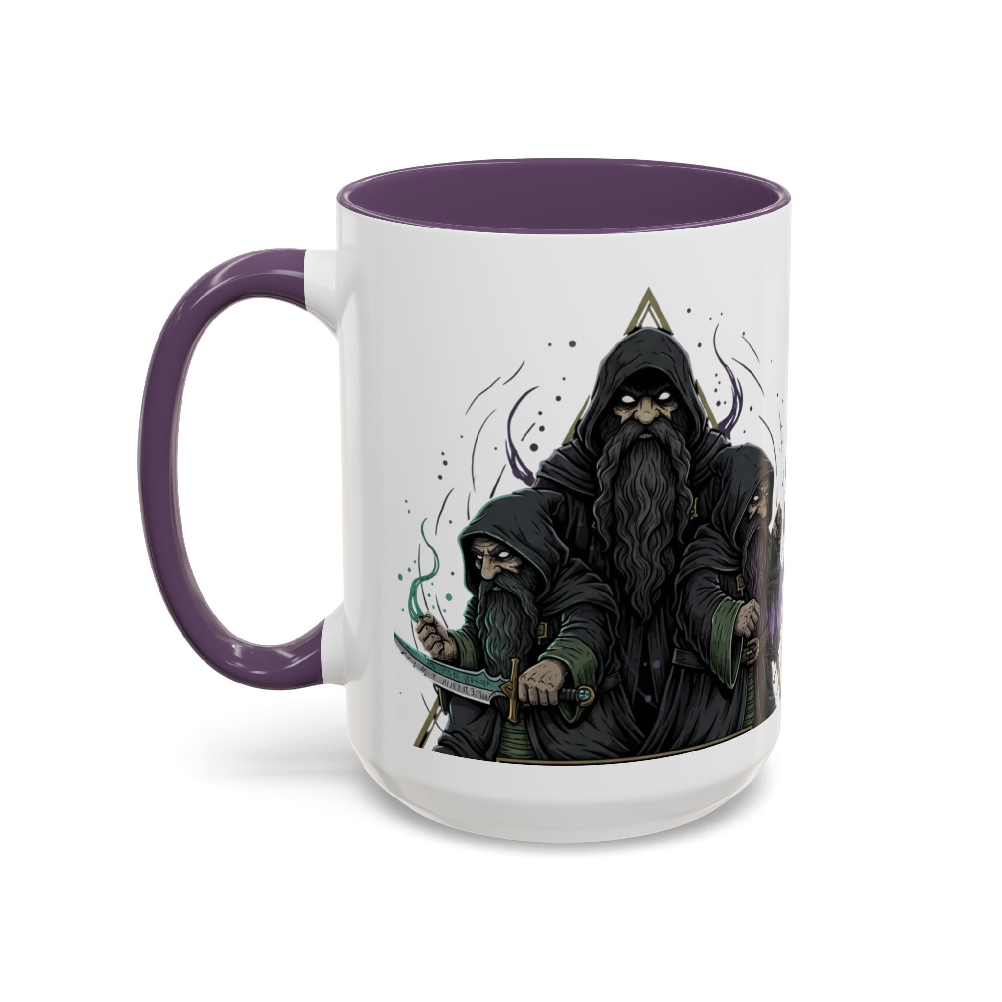 Grim Sorcerer Accent Coffee Mug – Witchy Wizard Magic 11/15oz