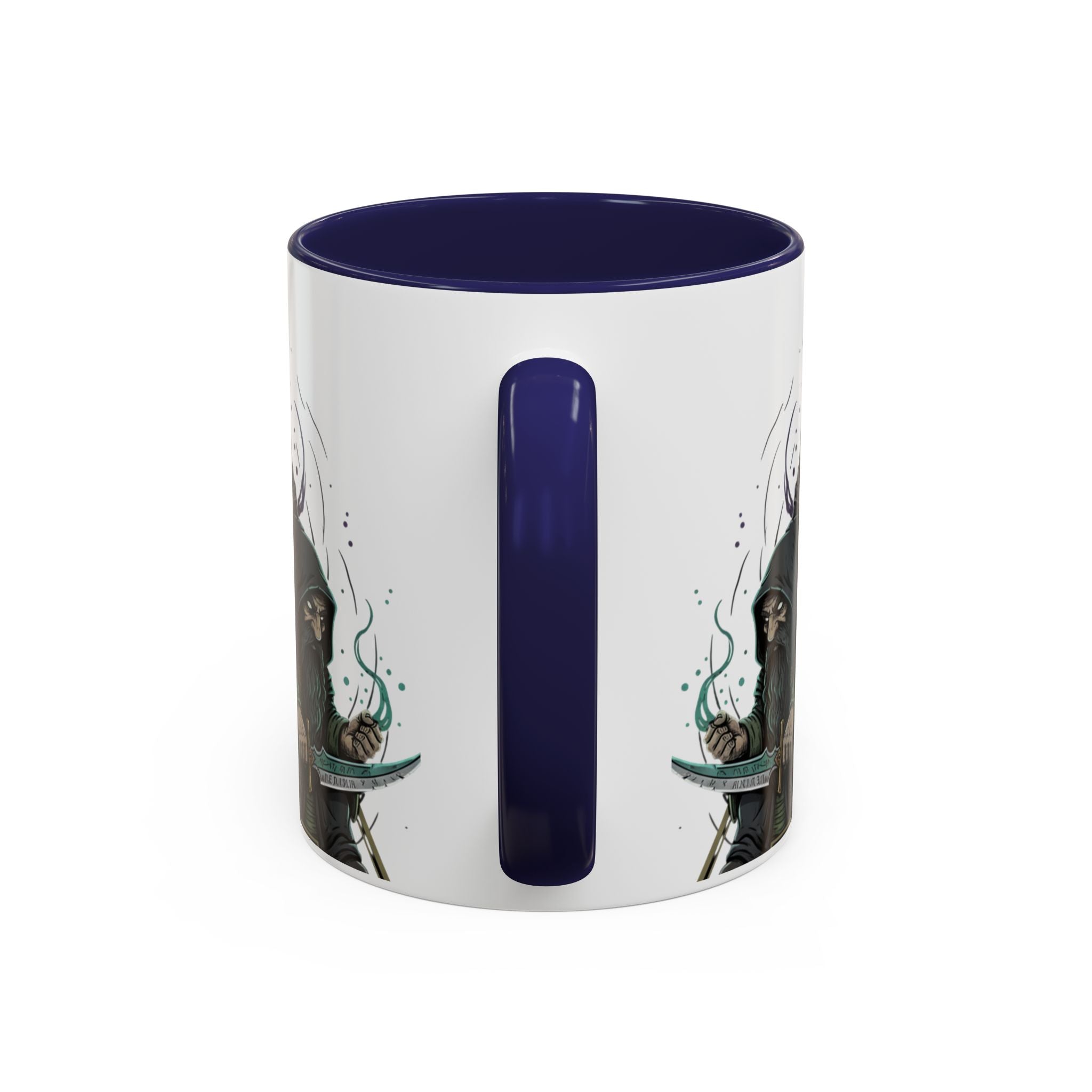 Grim Sorcerer Accent Coffee Mug – Witchy Wizard Magic 11/15oz