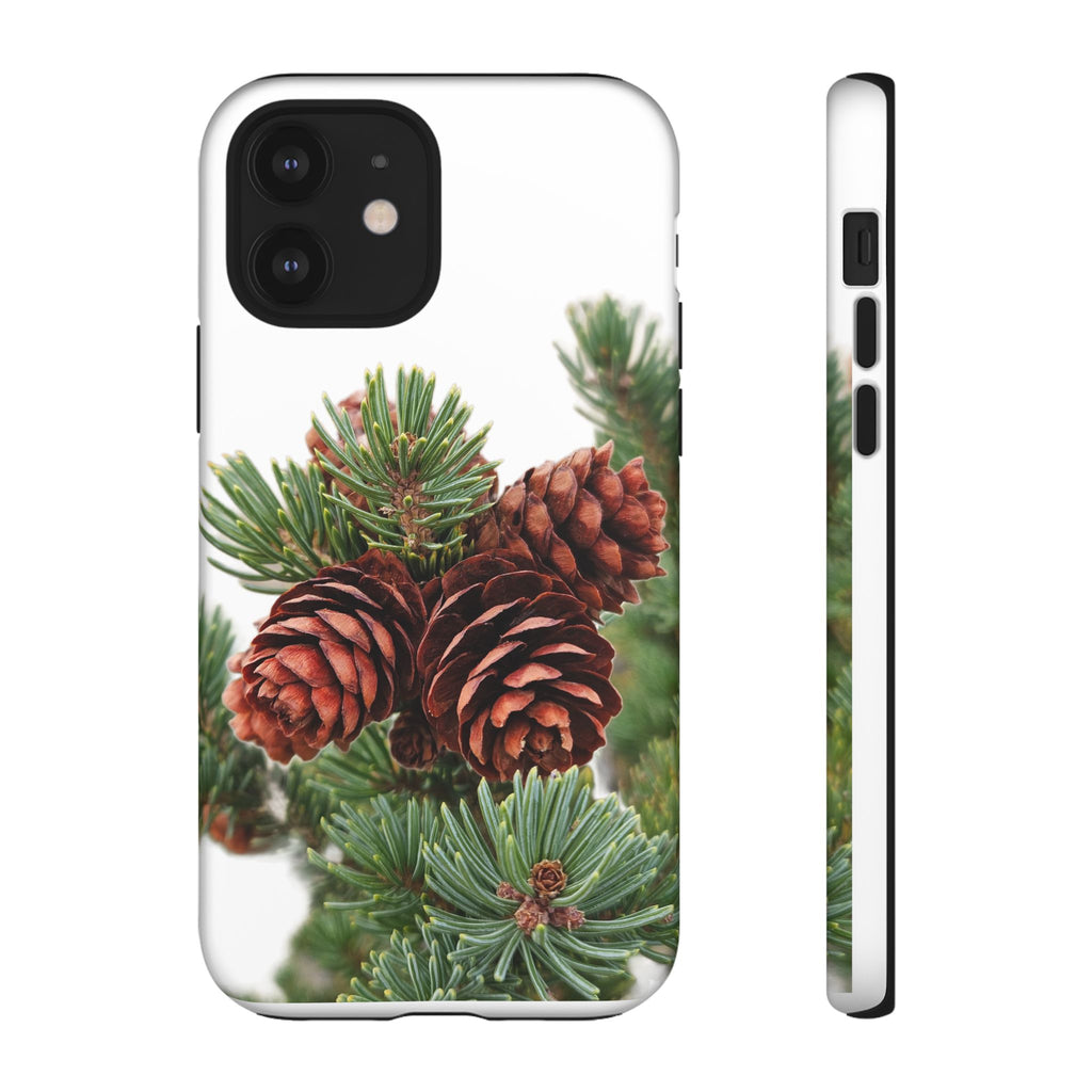 Pinecone Tough Phone Case — Protective Botanical Phone Cover