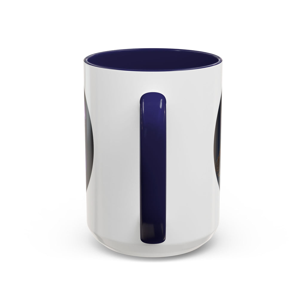 Magic Crown Coffee Mug — Fantasy Wizard Staff & Spilled Gold Accent Mug (11/15 oz)