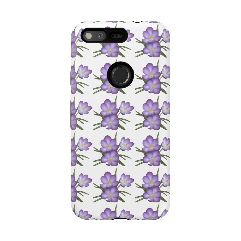 Tough Case — Purple Floral Phone Case