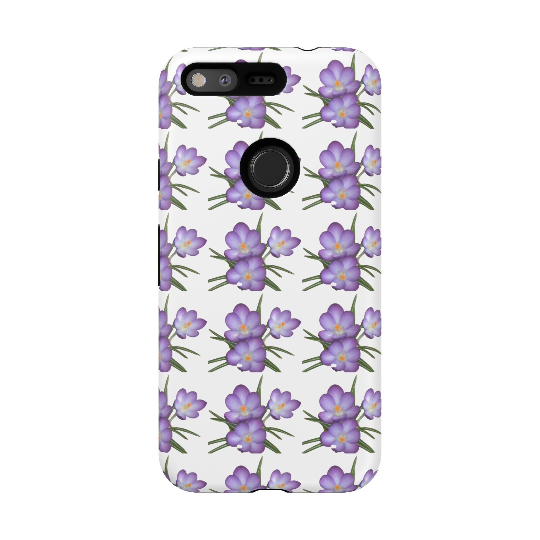 Tough Case — Purple Floral Phone Case