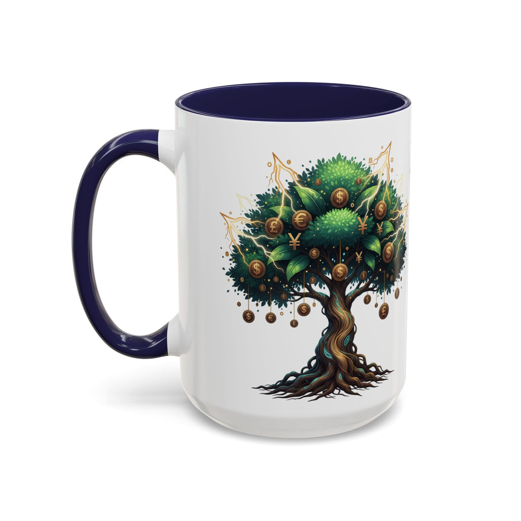 Accent Mug — Money Flows to Me Tree of Abundance Coffee Cup (11/15oz)