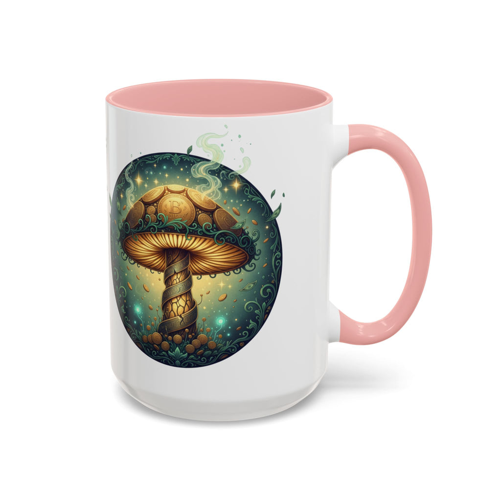 Mushroom Alchemy Coffee Mug — "Money flows to me freely, given, and in abundance" (11/15oz)