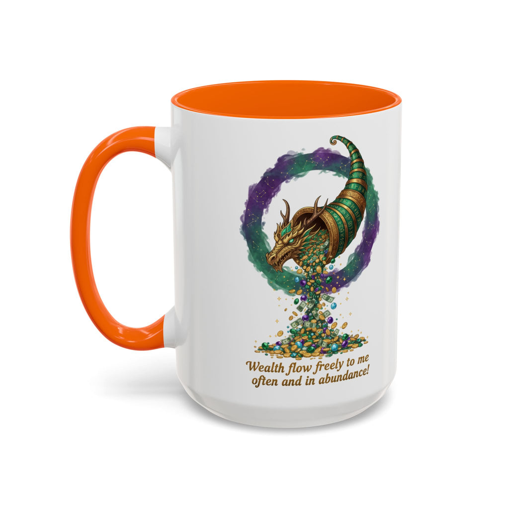 Cornucopia Wealth Coffee Mug — "Wealth flow freely to me often and in abundance!"