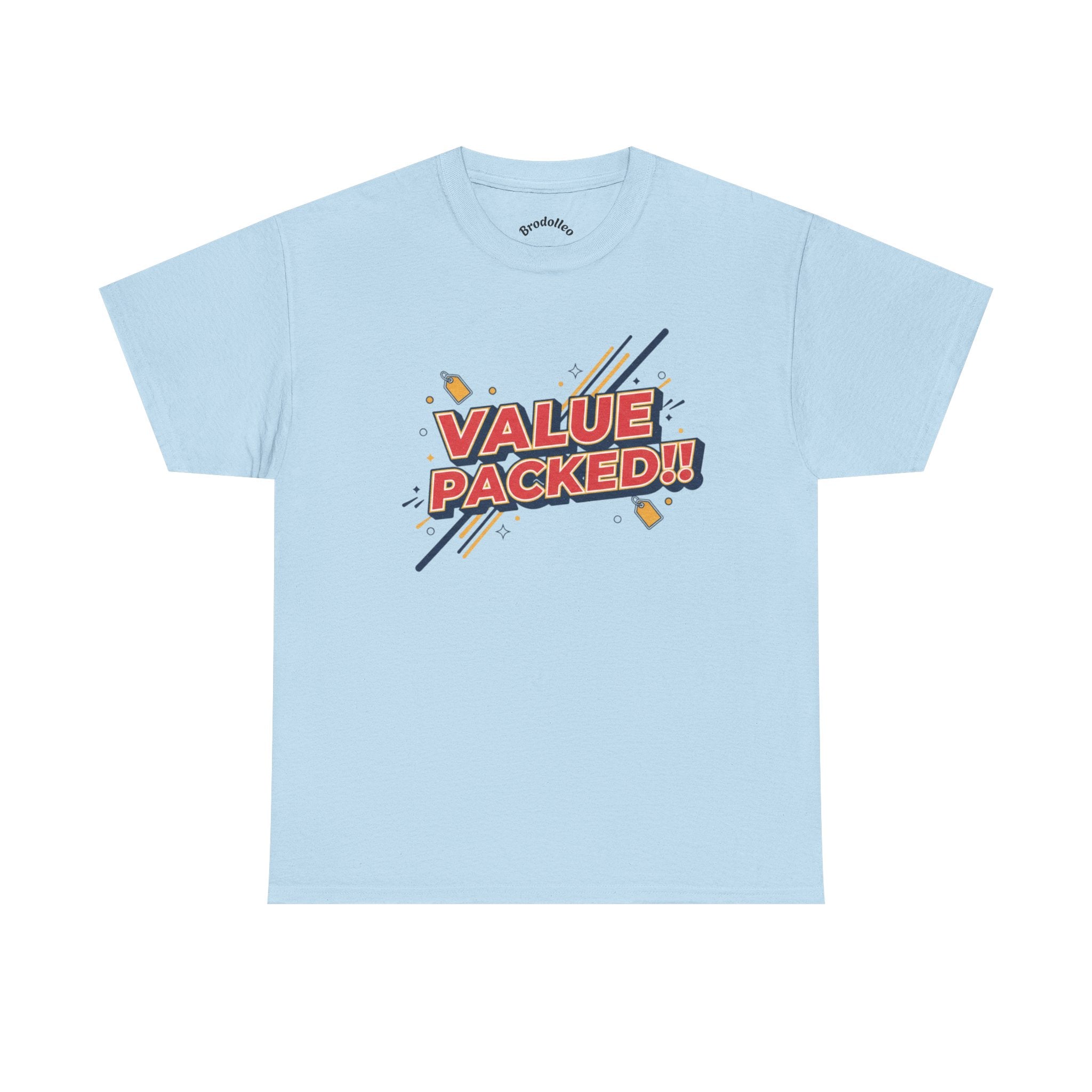 Value Packed! Graphic Tee — Retro Comic Style Casual T‑Shirt