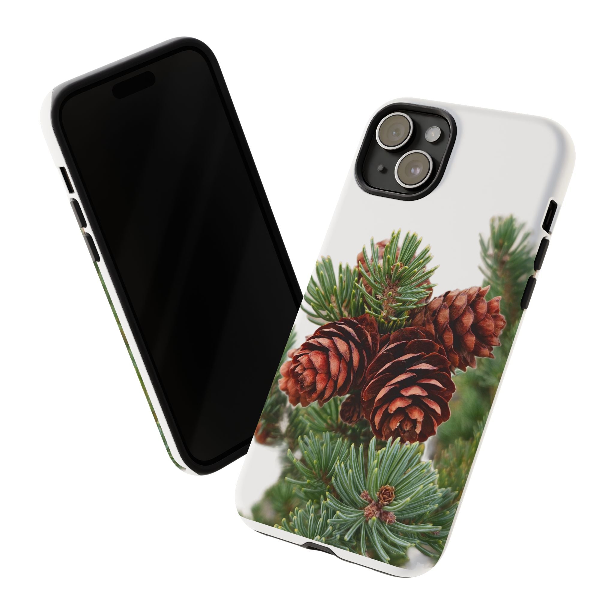Pinecone Tough Phone Case — Protective Botanical Phone Cover
