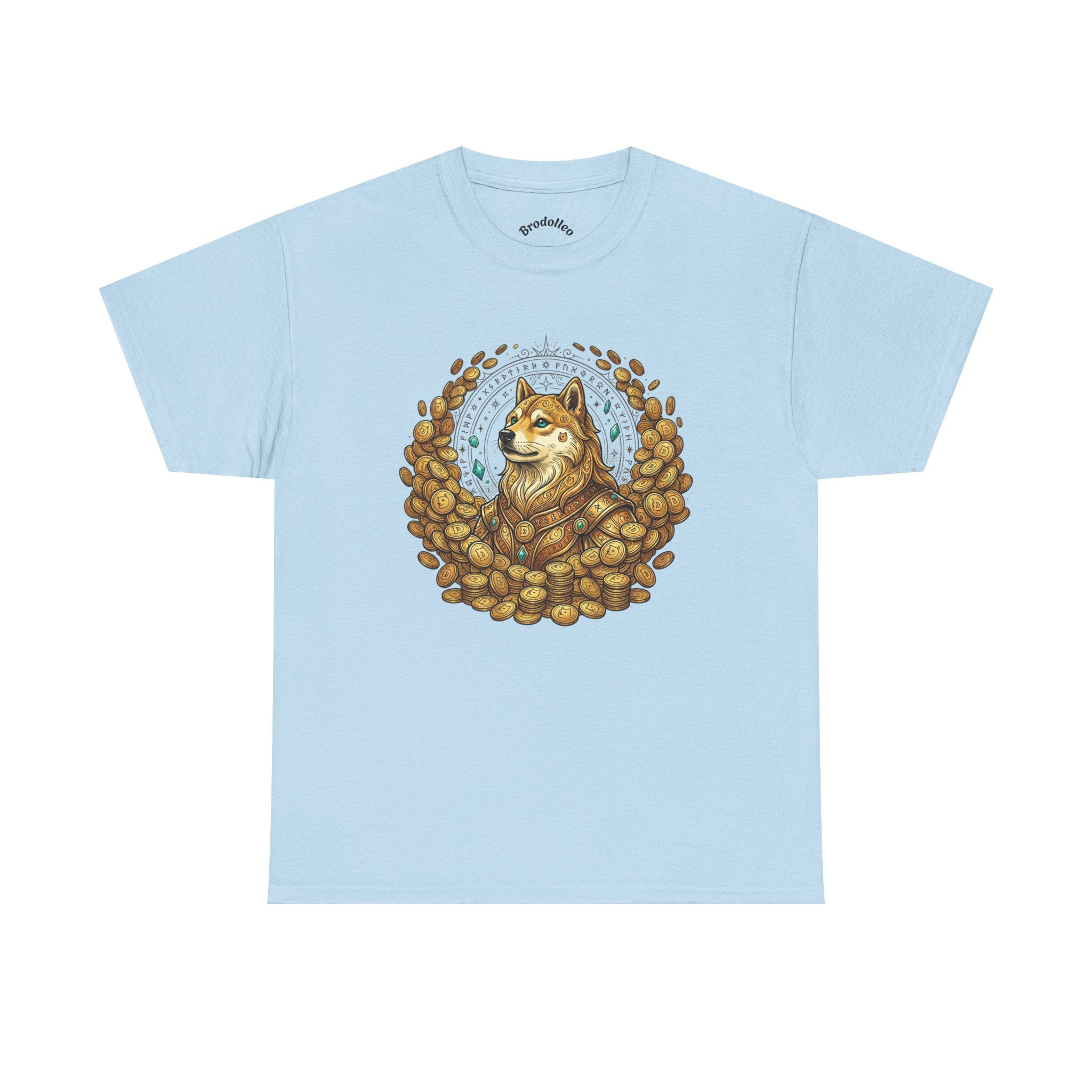 Shiba Inu Coffee Beans T‑Shirt — Cute Dog Cafe Tee
