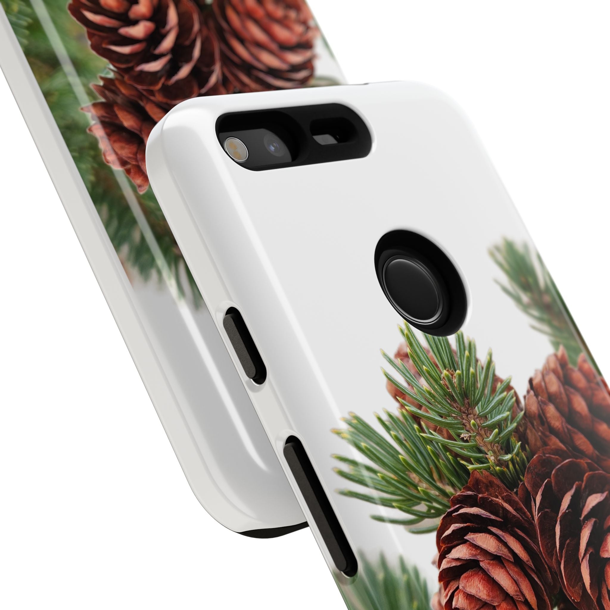 Pinecone Tough Phone Case — Protective Botanical Phone Cover