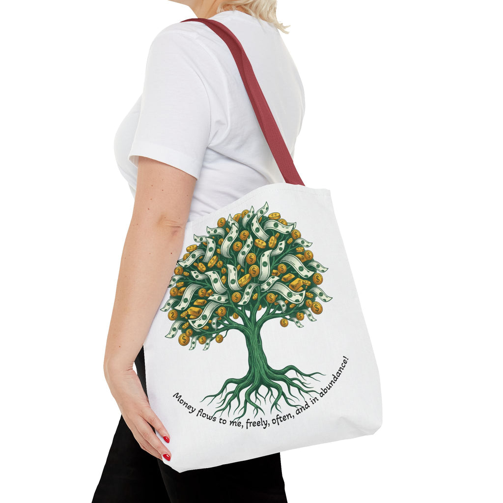 Money Tree Tote Bag — Illustrated Cash Tree Eco Shopper
