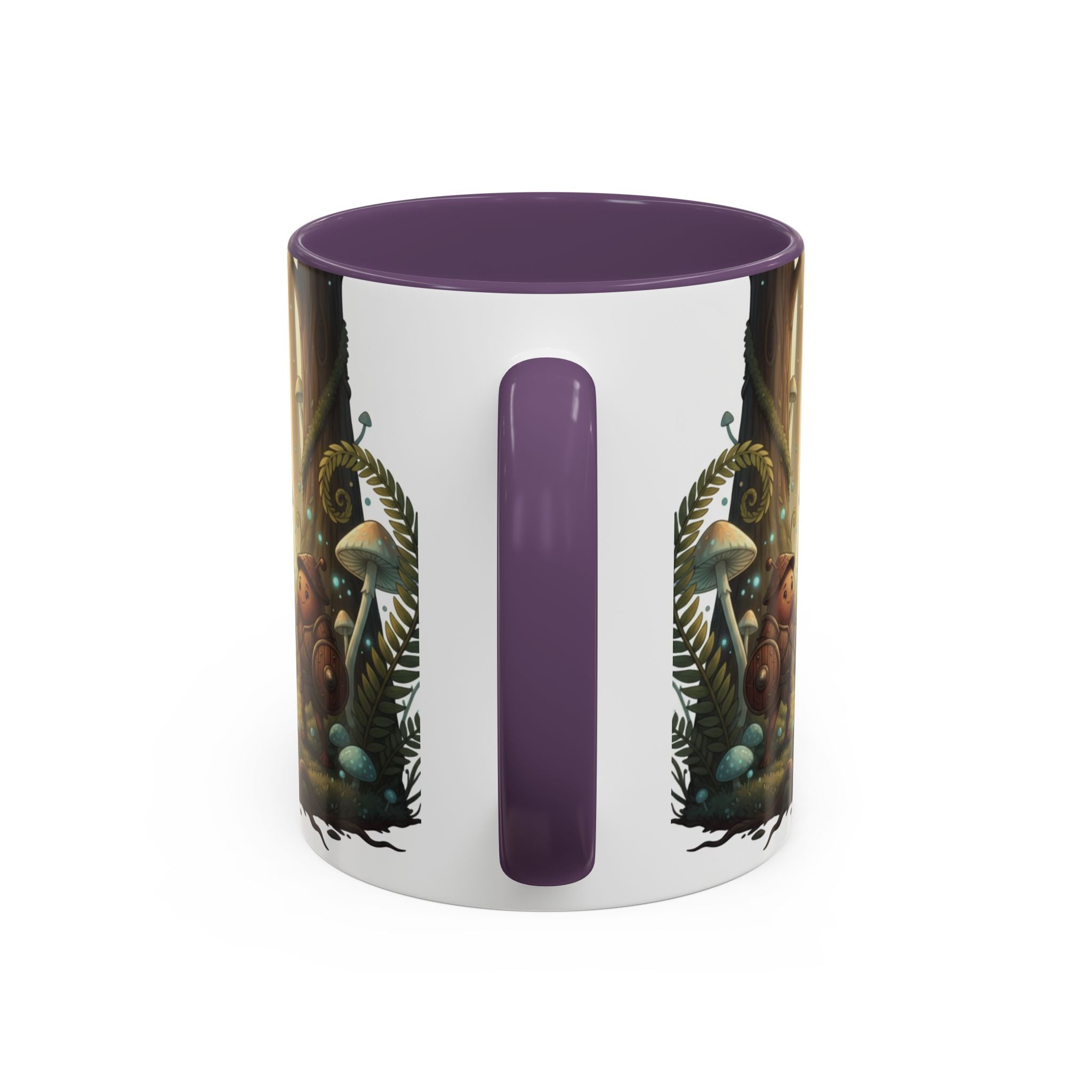 Whimsical Forest Mushroom Mug — Cute Woodland Gnome Coffee Cup