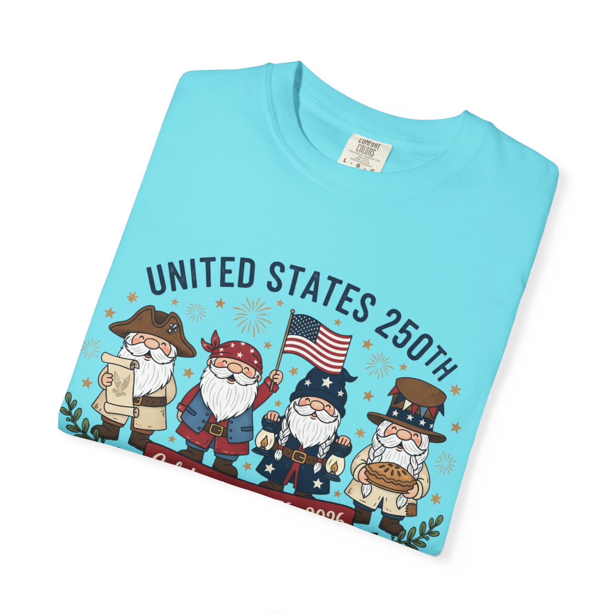 United States 250th Celebration T-shirt | Colonial Characters, 1776–2026