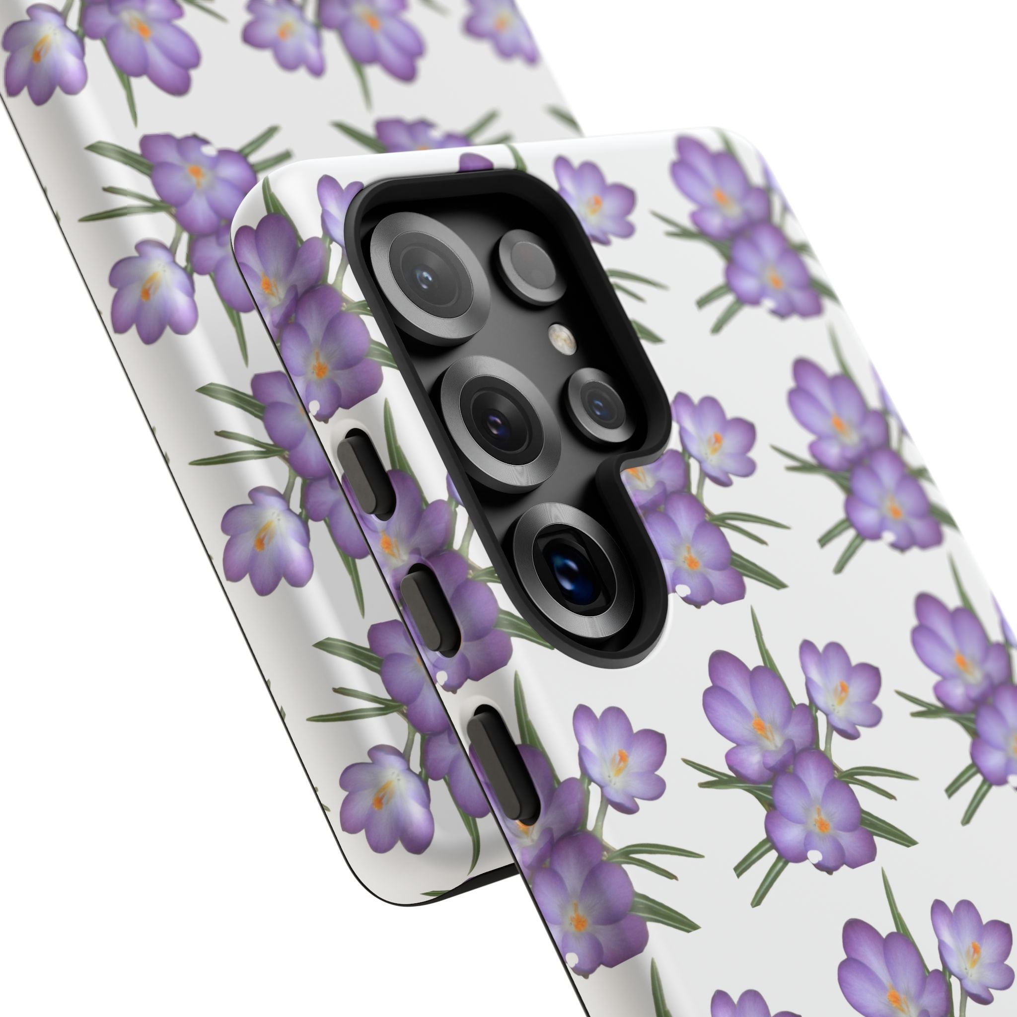Tough Case — Purple Floral Phone Case