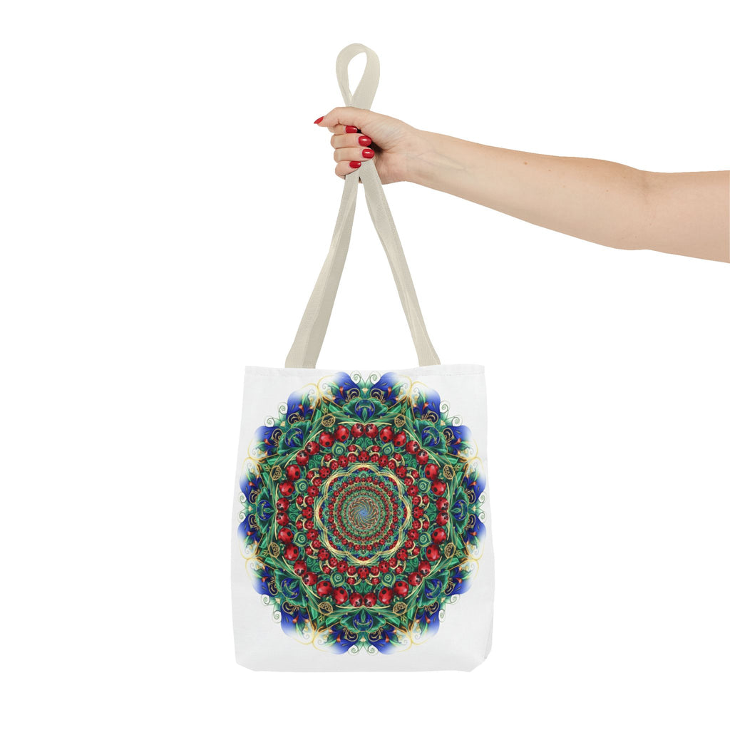 Bohemian Kaleidoscope Tote Bag — Colorful Mandala AOP Beach & Market Tote