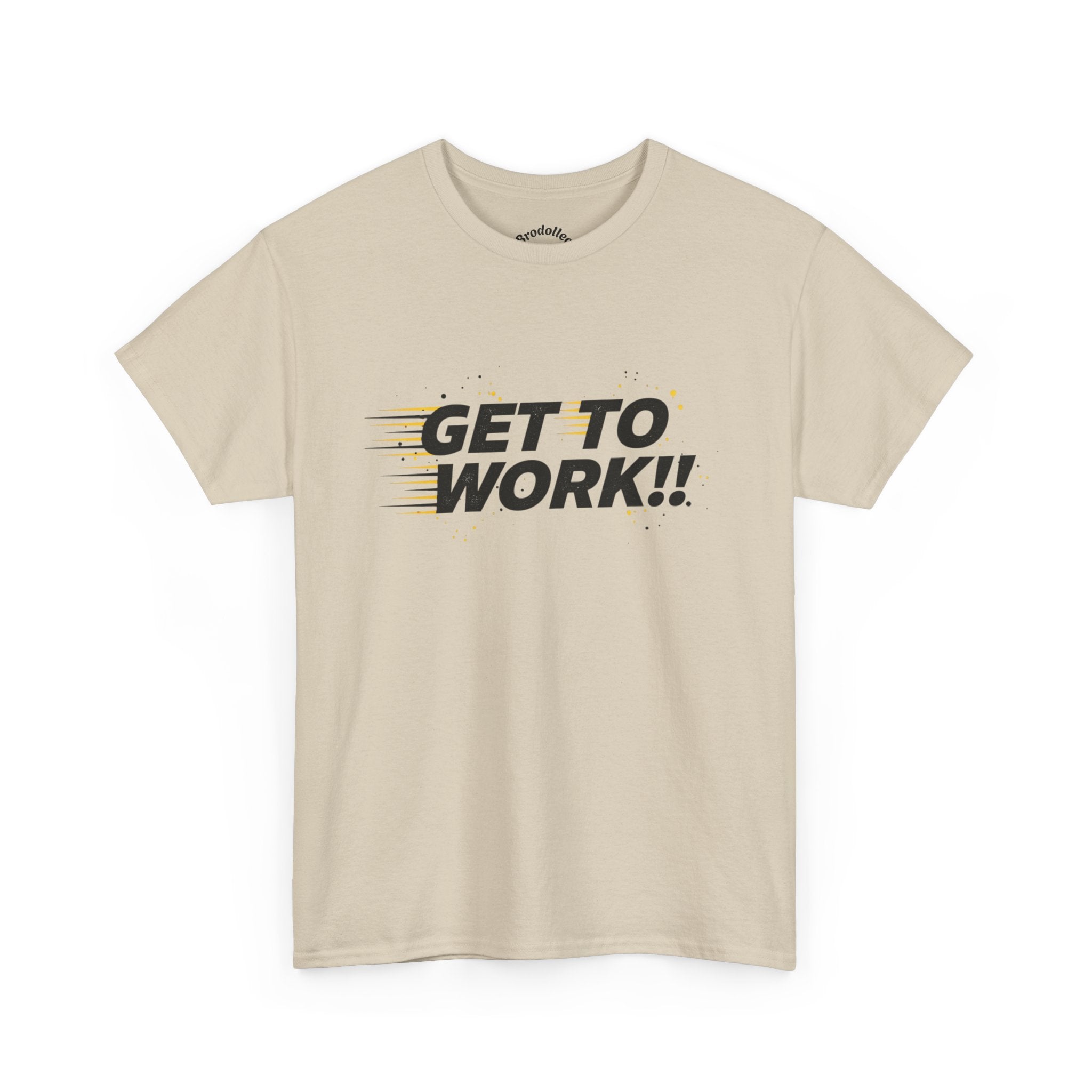 Get To Work!! T-Shirt — Motivational Retro Strike Graphic Tee