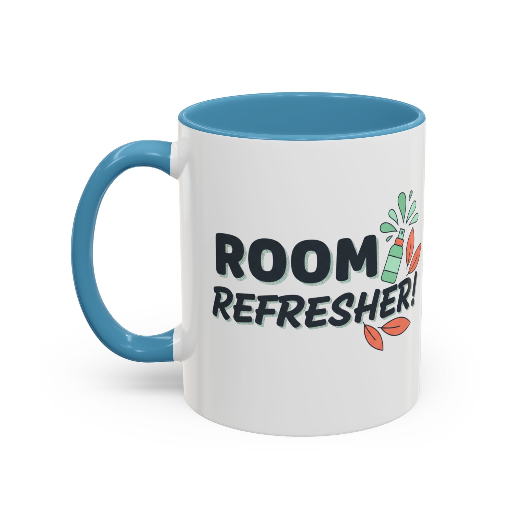 Room Refresher Coffee Mug — Funny Scented Spray Graphic Accent Mug