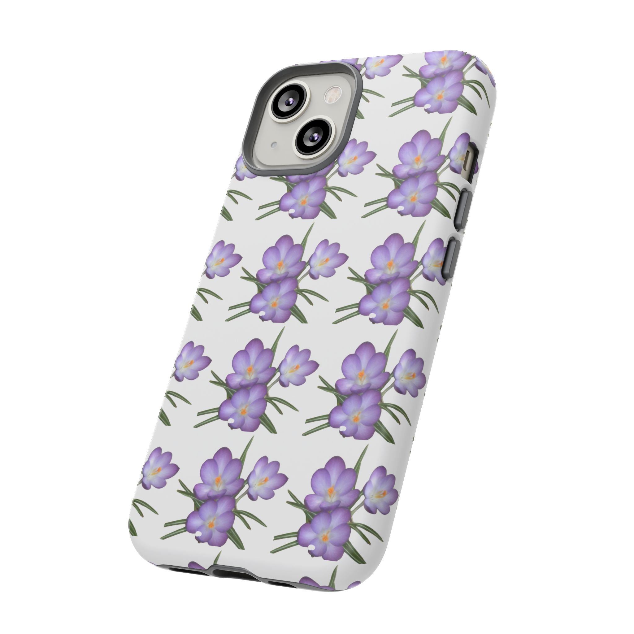 Tough Case — Purple Floral Phone Case