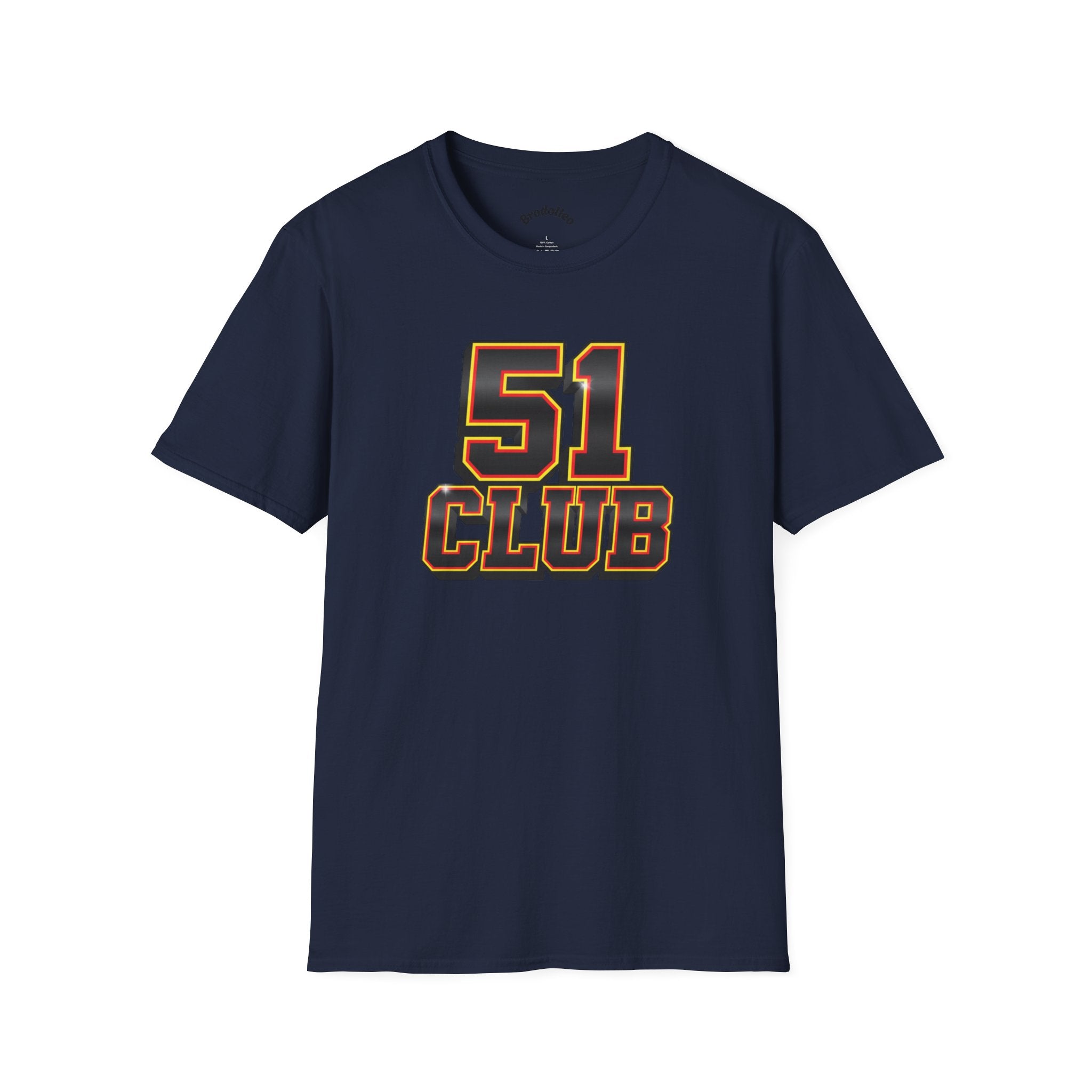 51 Club T‑Shirt — Vintage Collegiate Number Graphic Tee