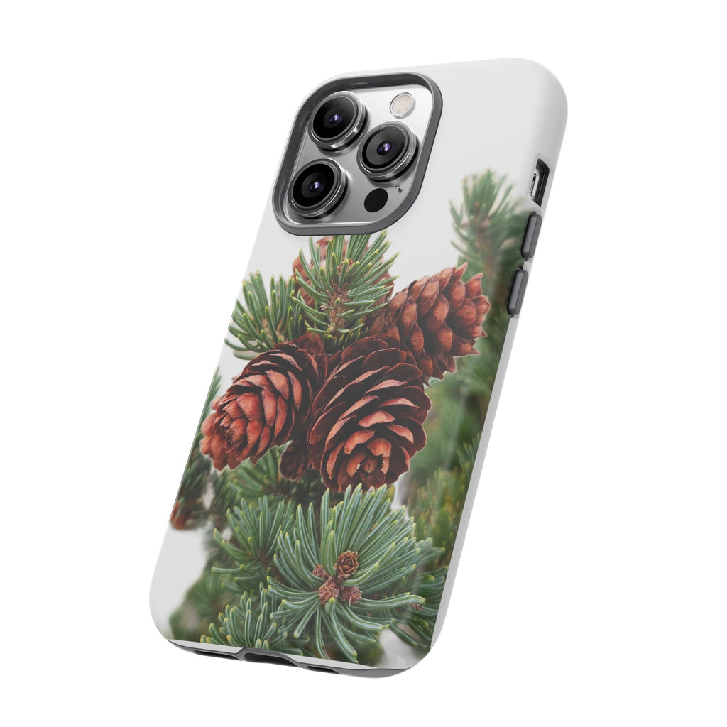 Pinecone Tough Phone Case — Protective Botanical Phone Cover